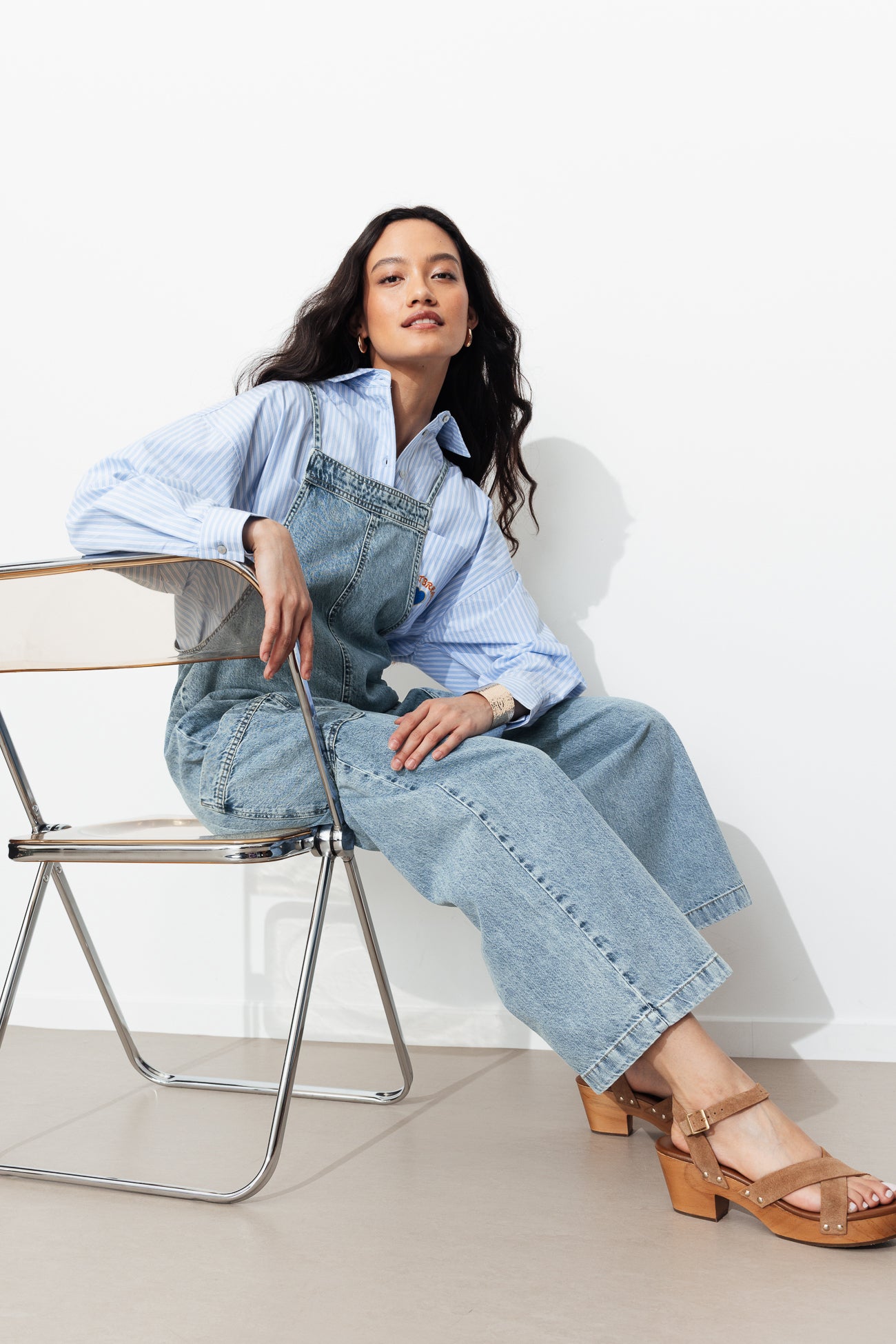 Denim dungarees - Light denim