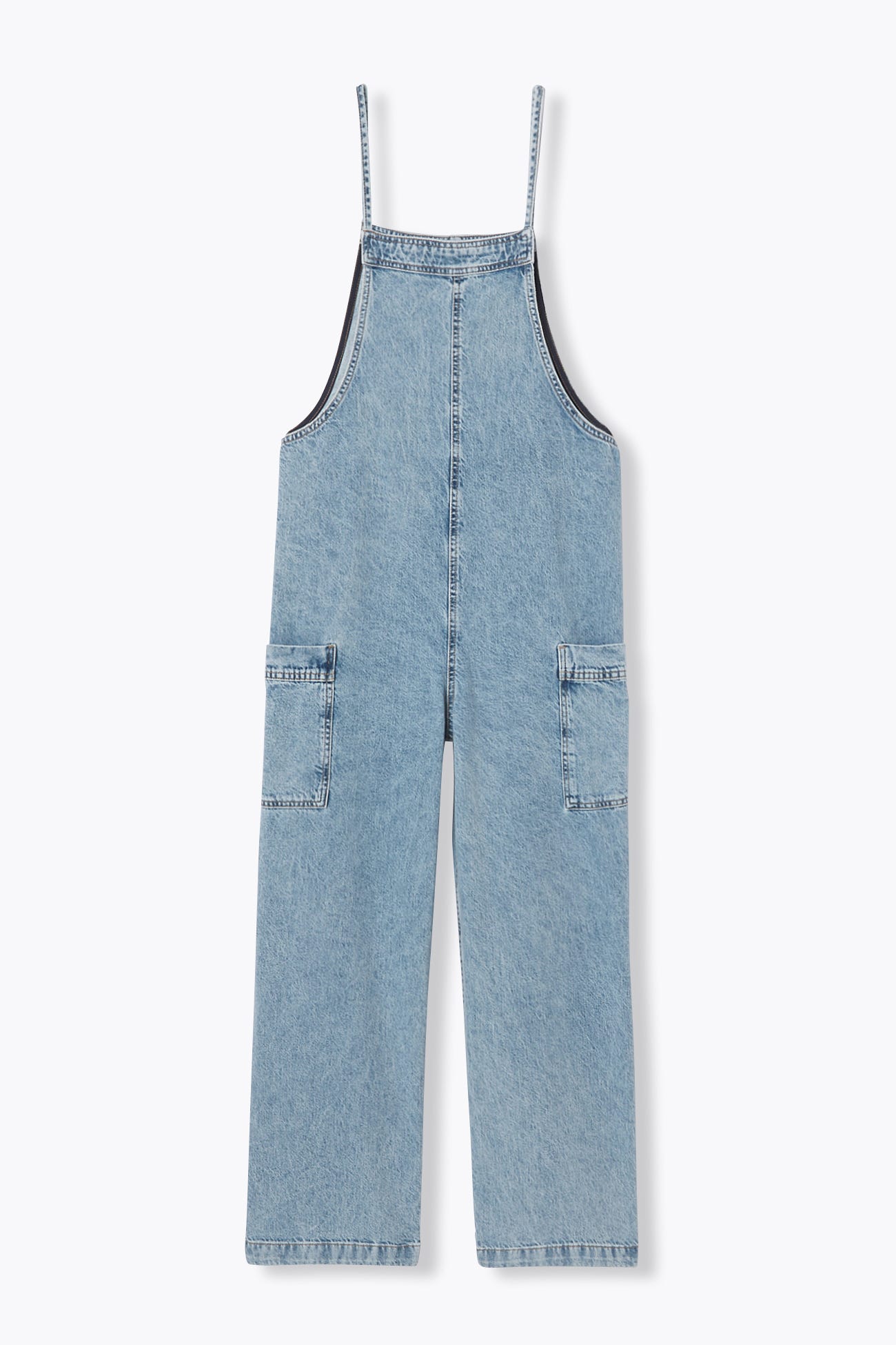 Salopette in denim da donna