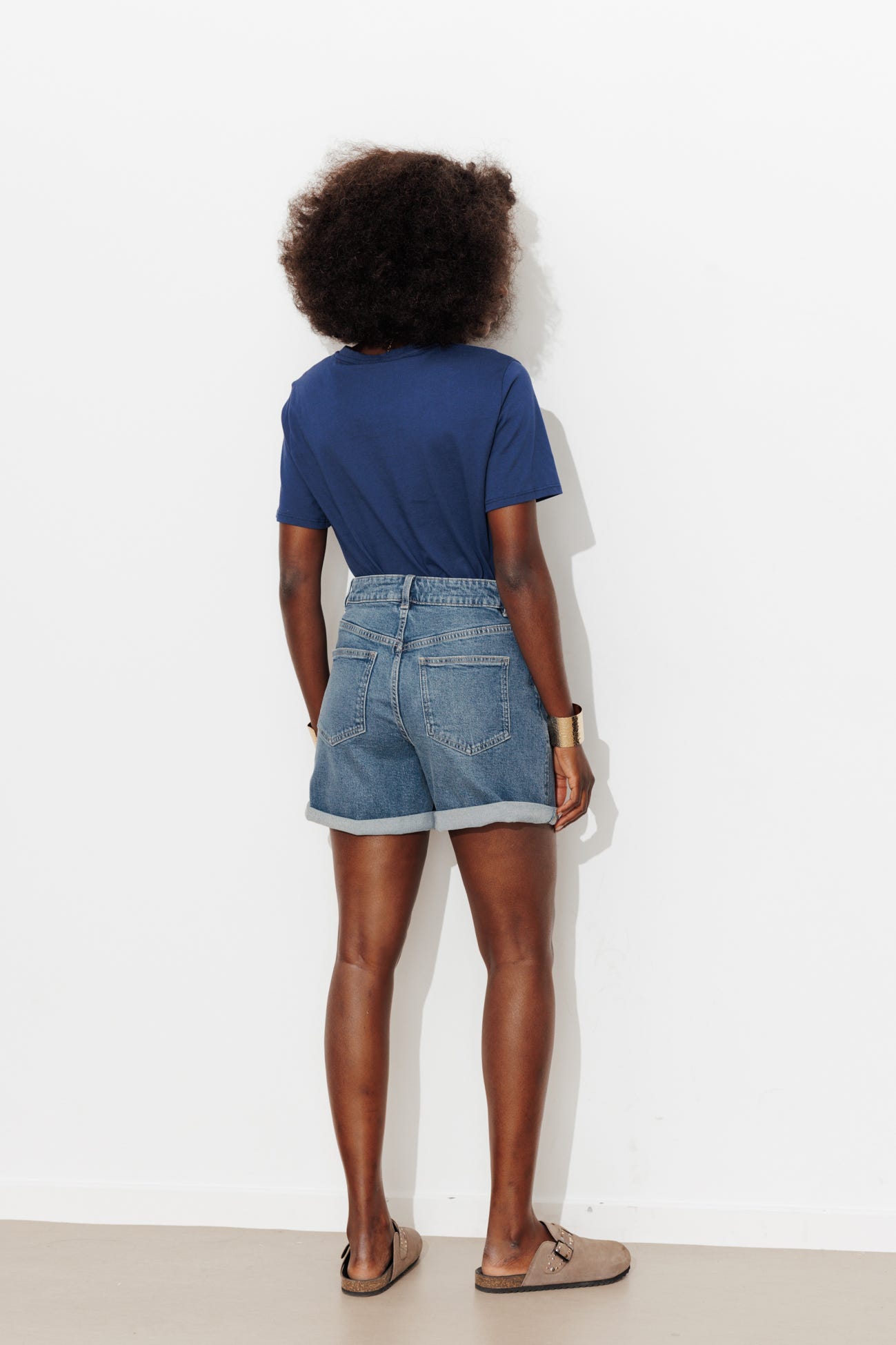 Short en toile Femme