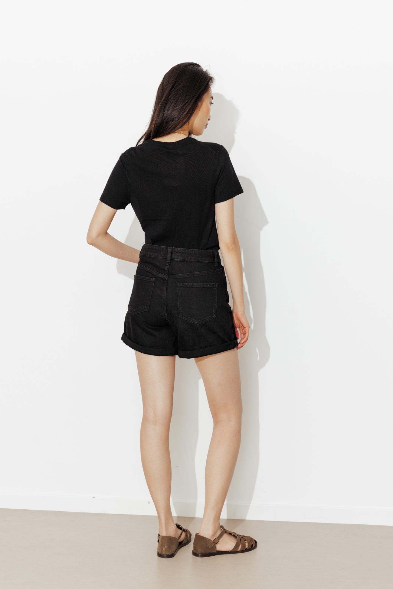 Short en toile Femme