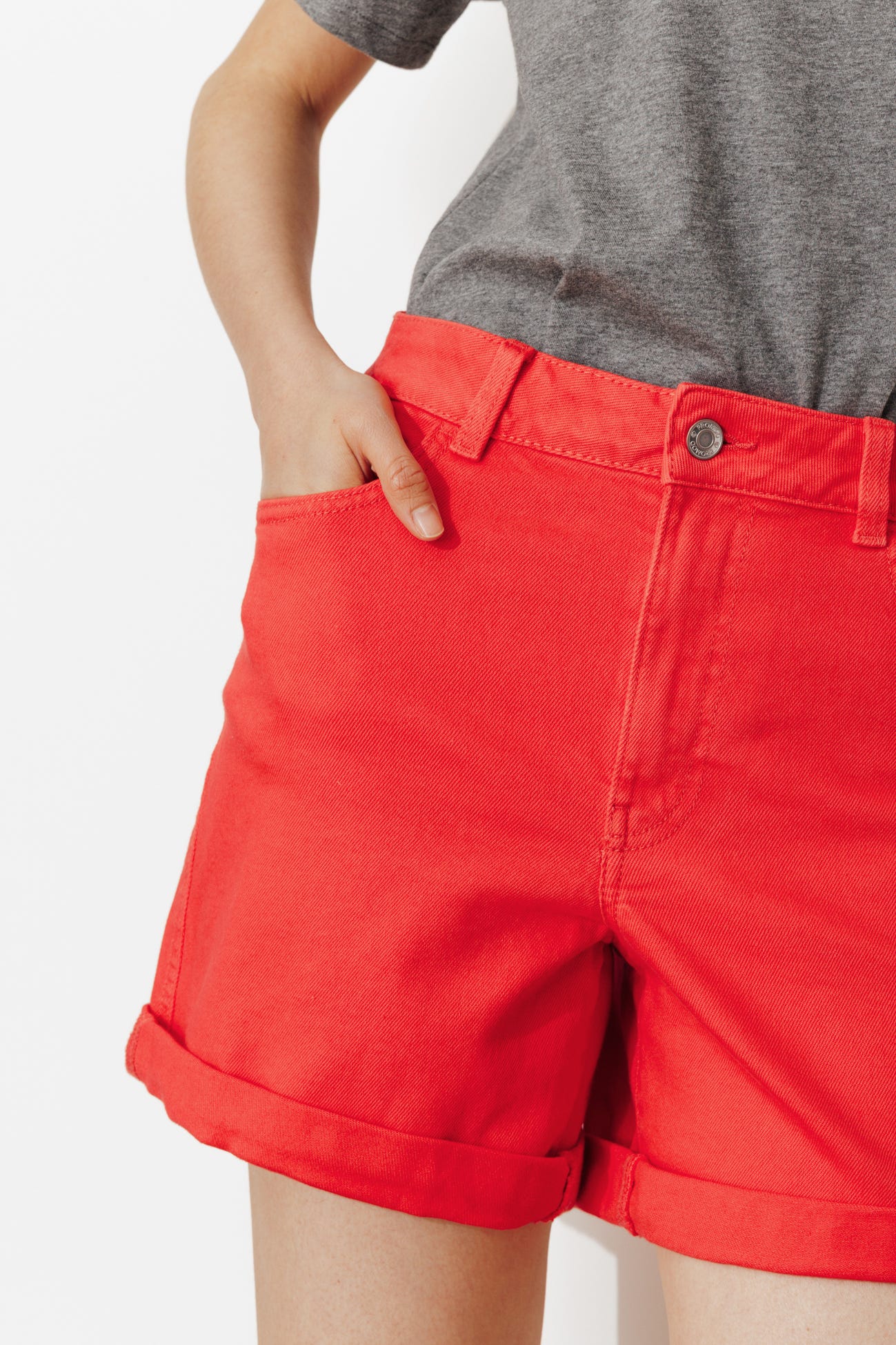 Short en toile Femme