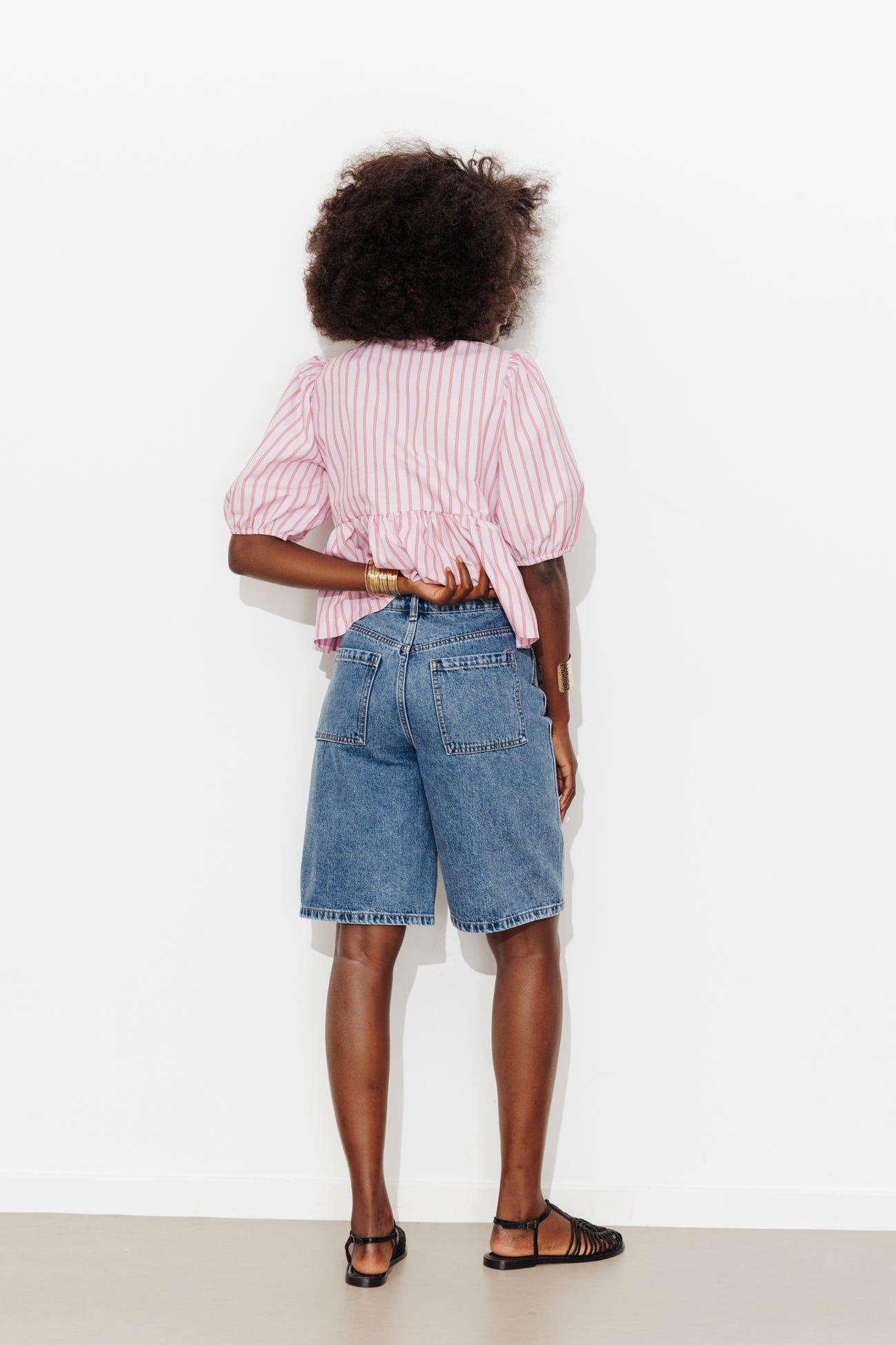 Bermuda en jean Femme