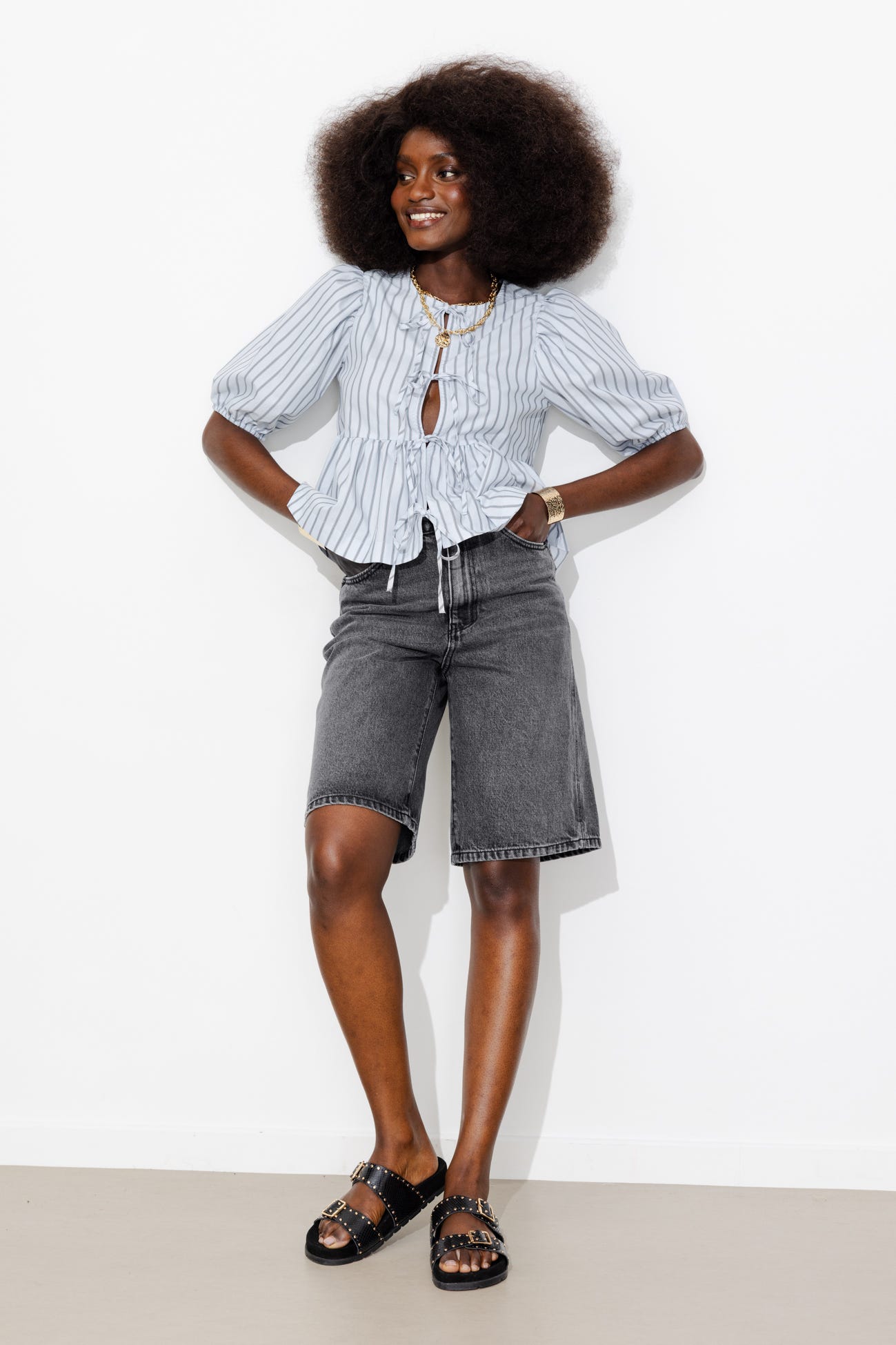 Bermuda en jean Femme