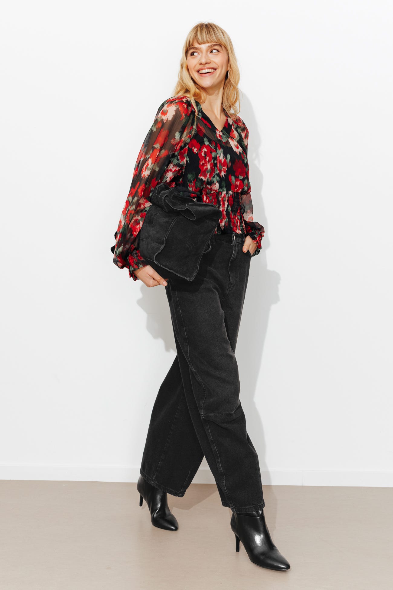 High Waist-Barrelhose