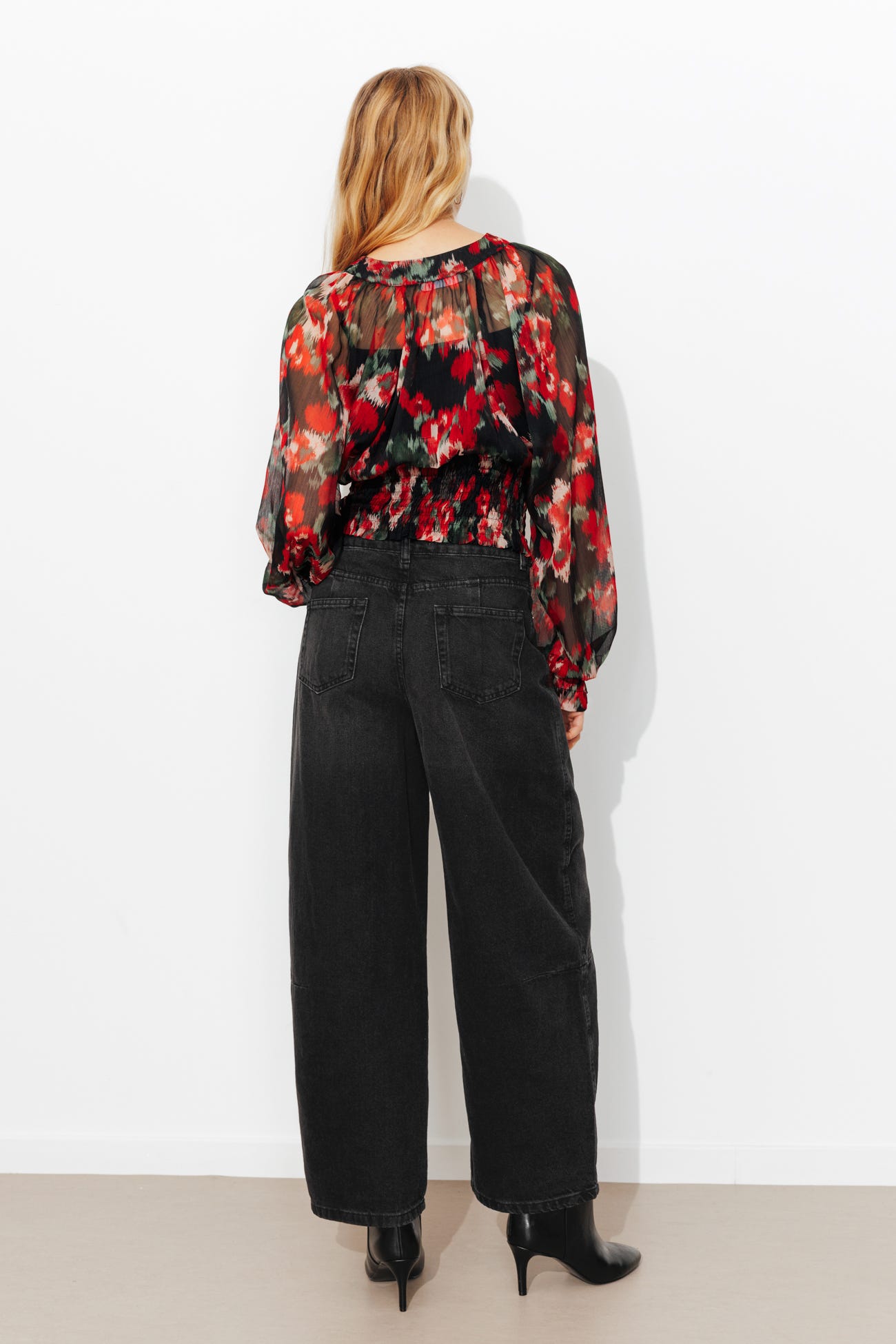 High Waist-Barrelhose