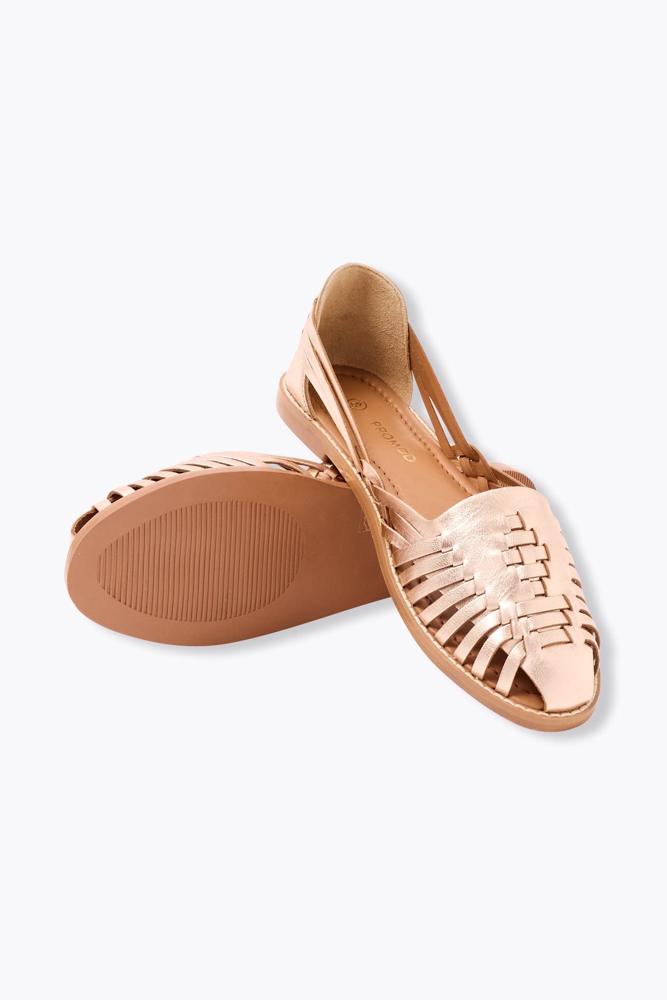 Mokasyny z plecionej skóry