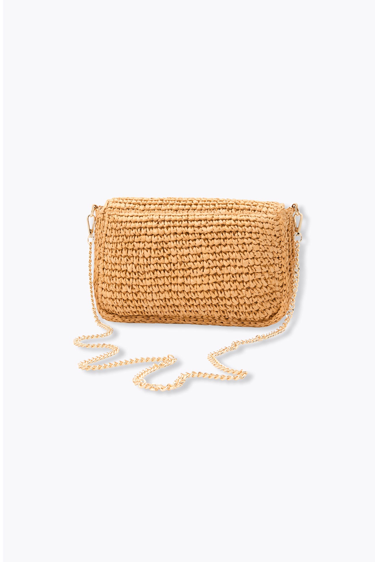 Sac-pochette en raphia Femme