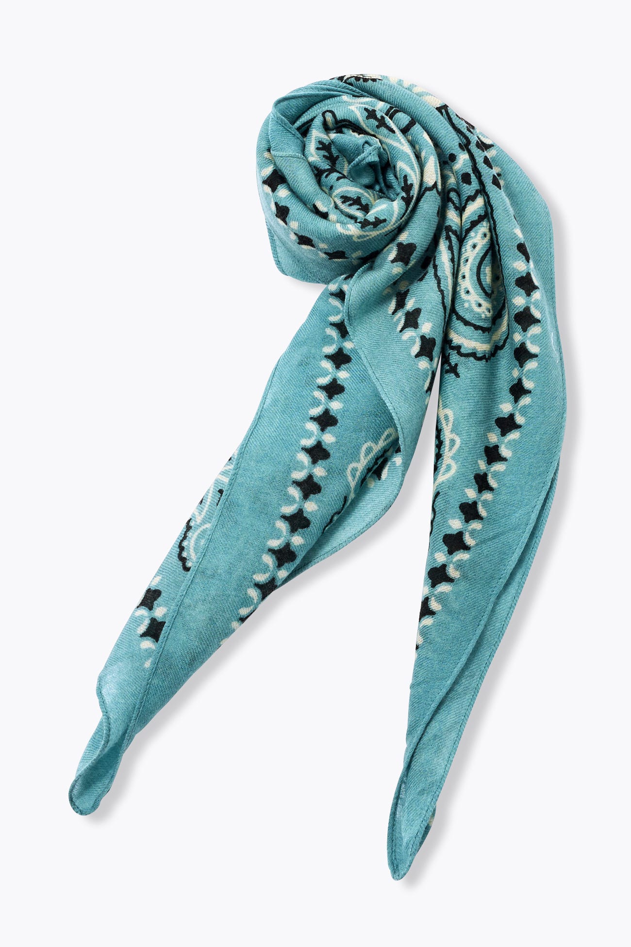 Großes Bandanatuch aus Wolle