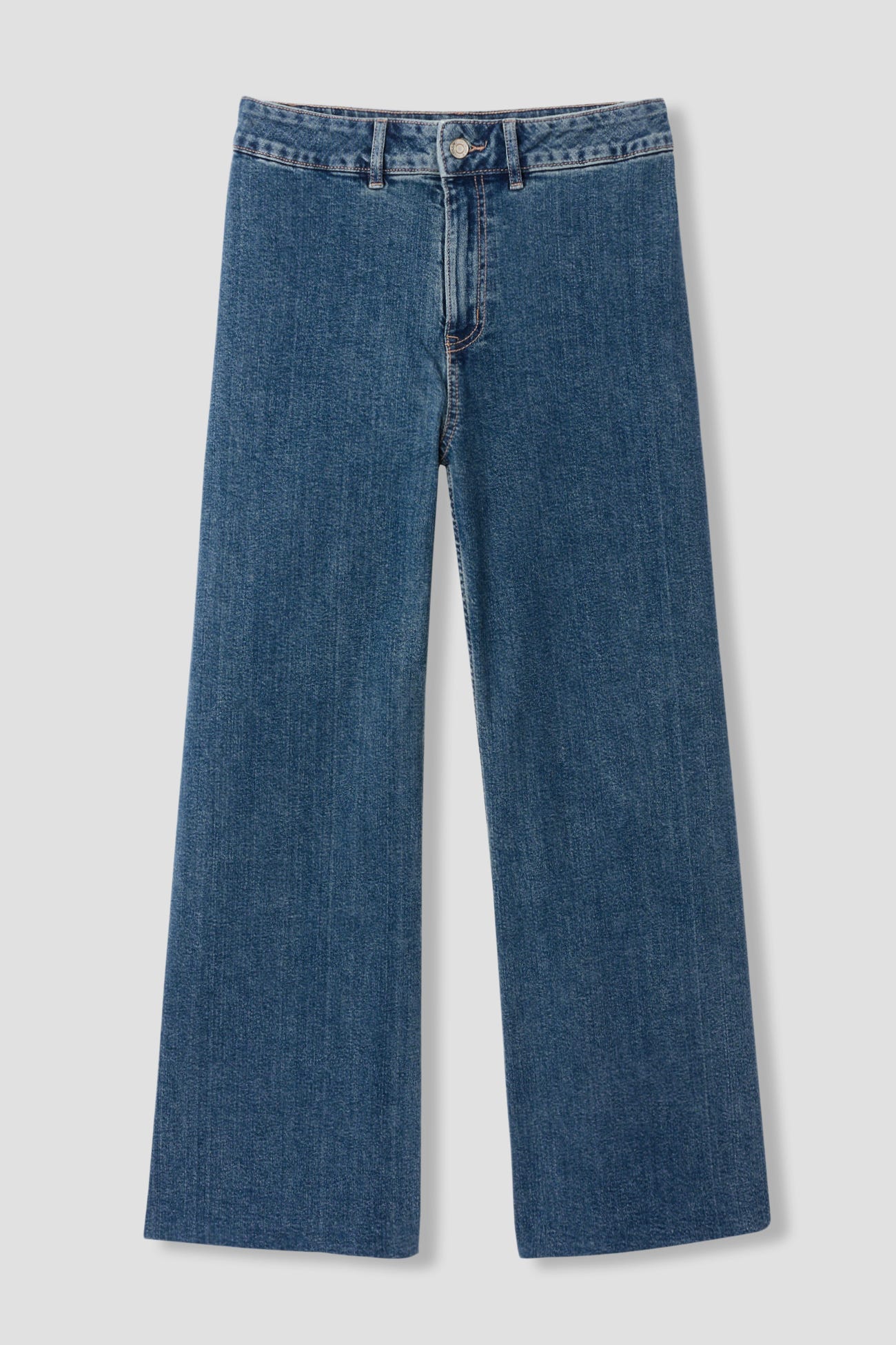 Weite High Waist-Jeans