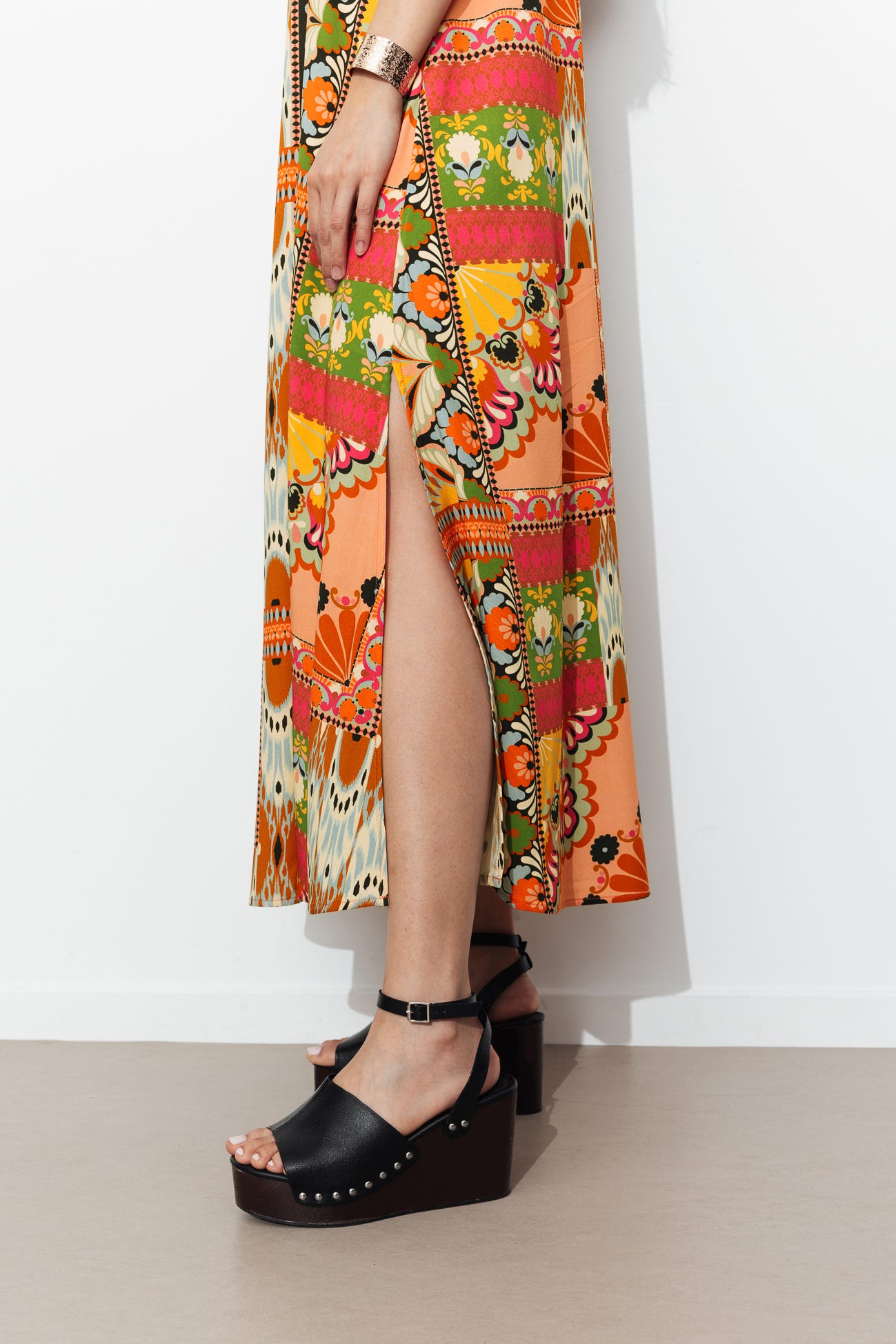 Robe longue à bretelles Femme