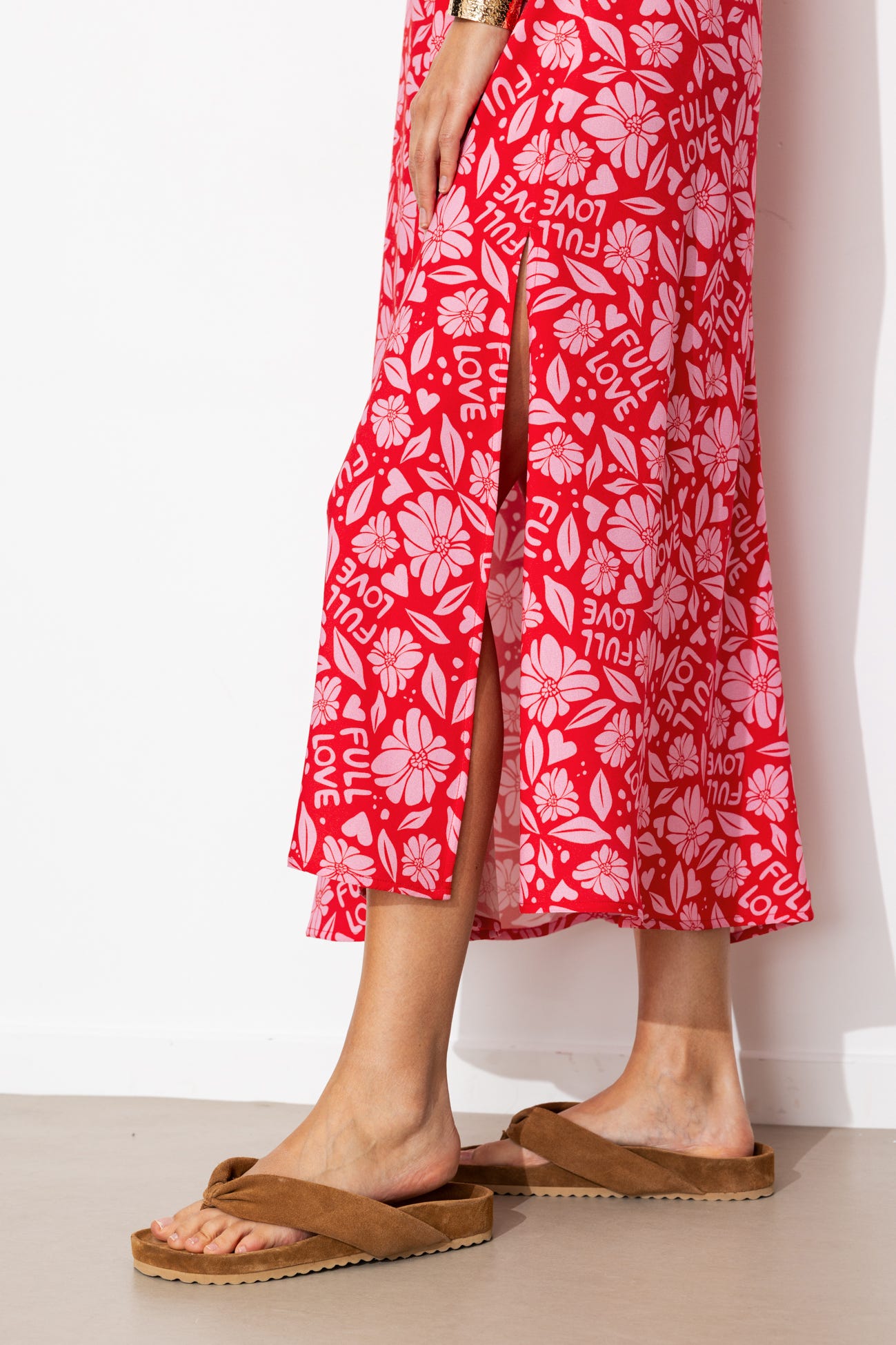 Robe longue à bretelles Femme