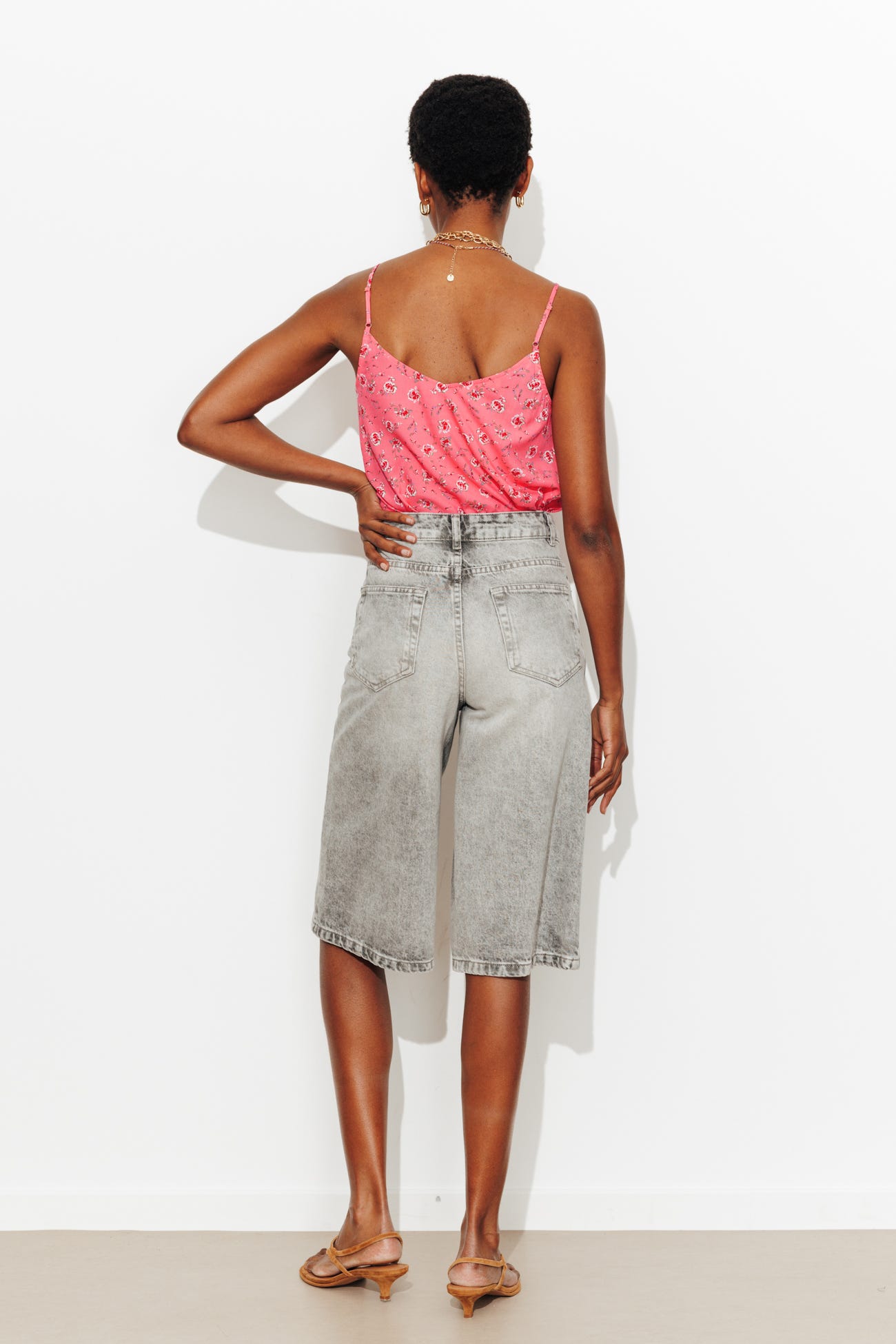 Top à fines bretelles Femme