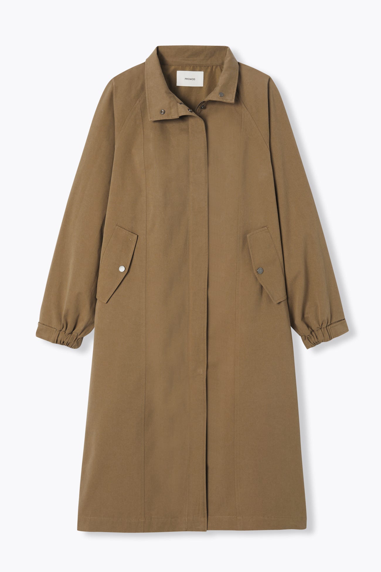 Long drapy trenchcoat