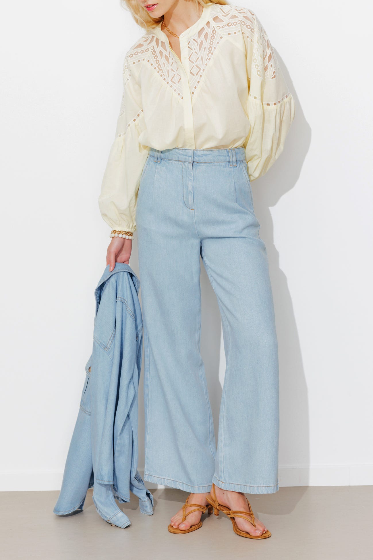 Jean large et souple Femme