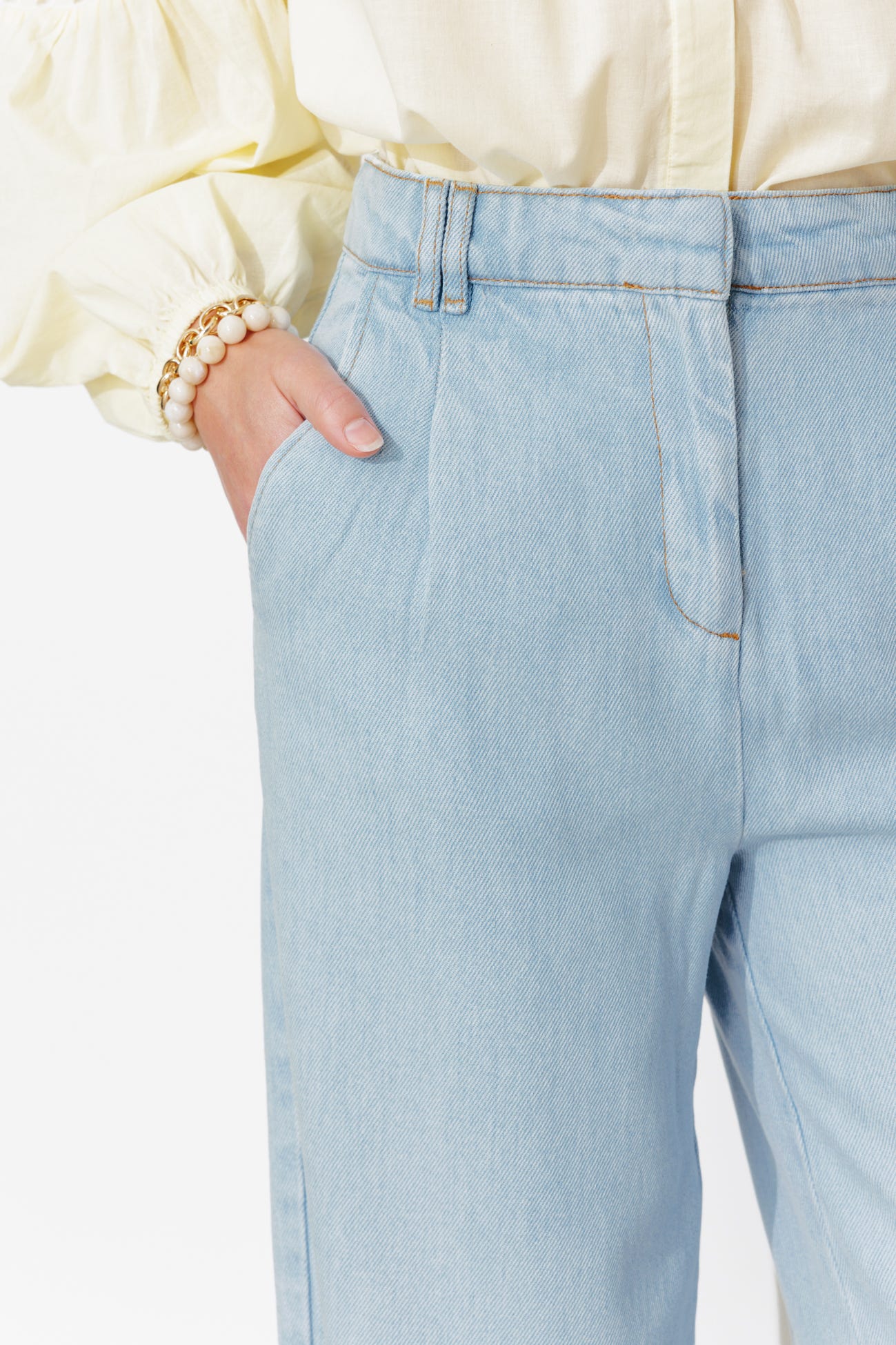 Jean large et souple Femme