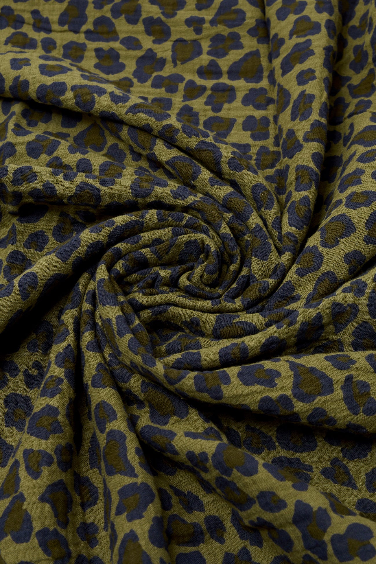 Coupon 3 m en coton léopard