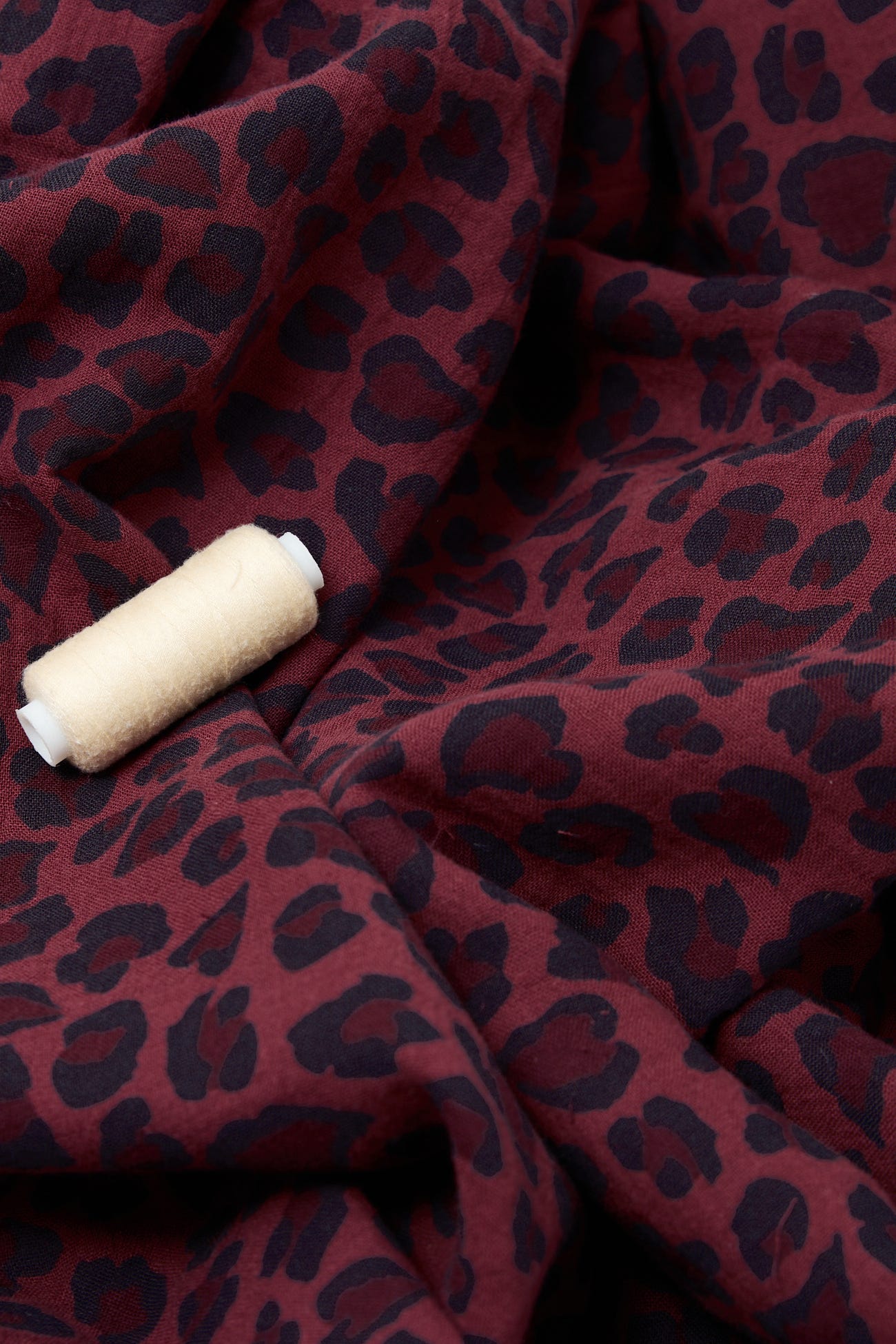 Coupon 3 m en coton léopard