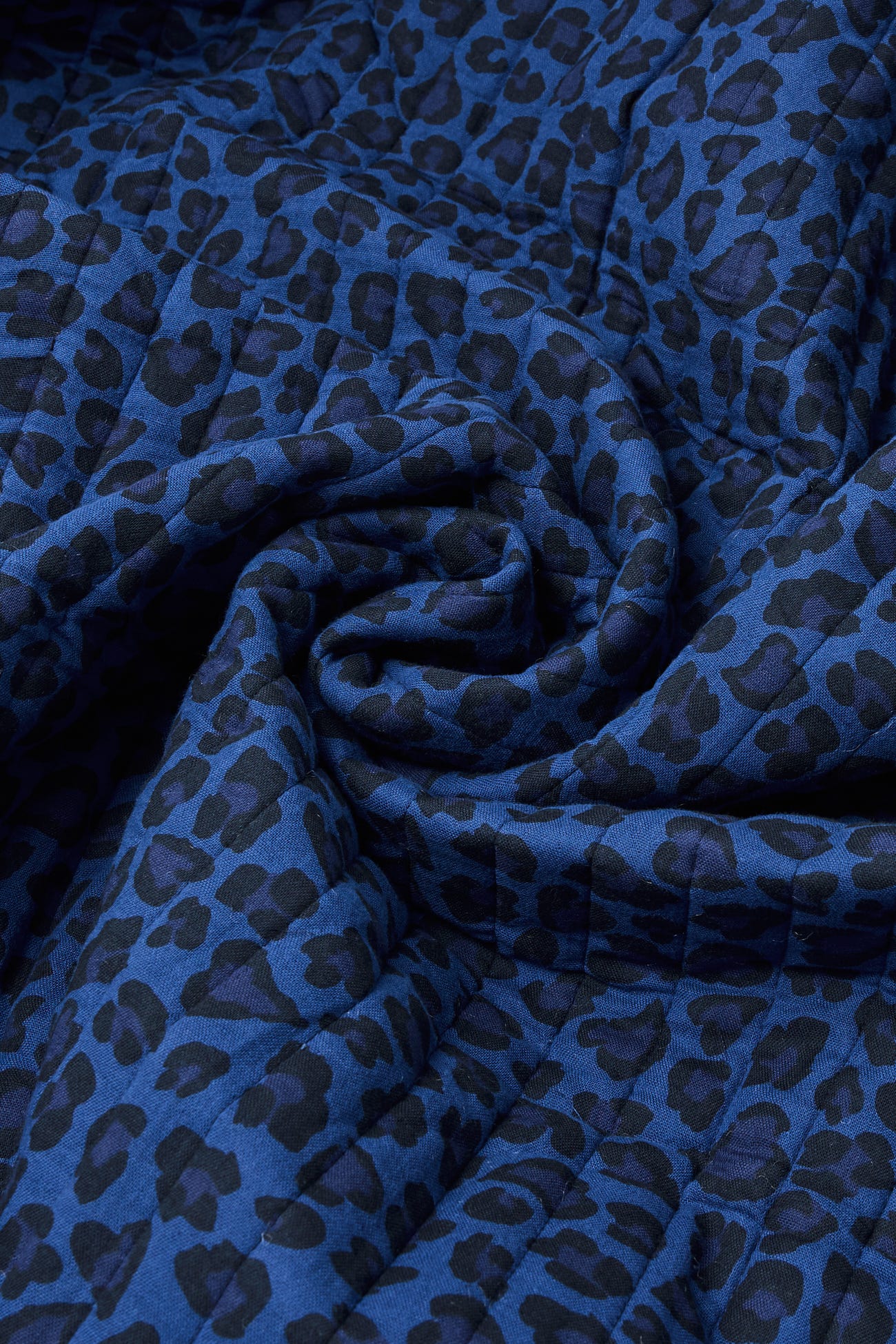 Coupon 2 m matelassé léopard