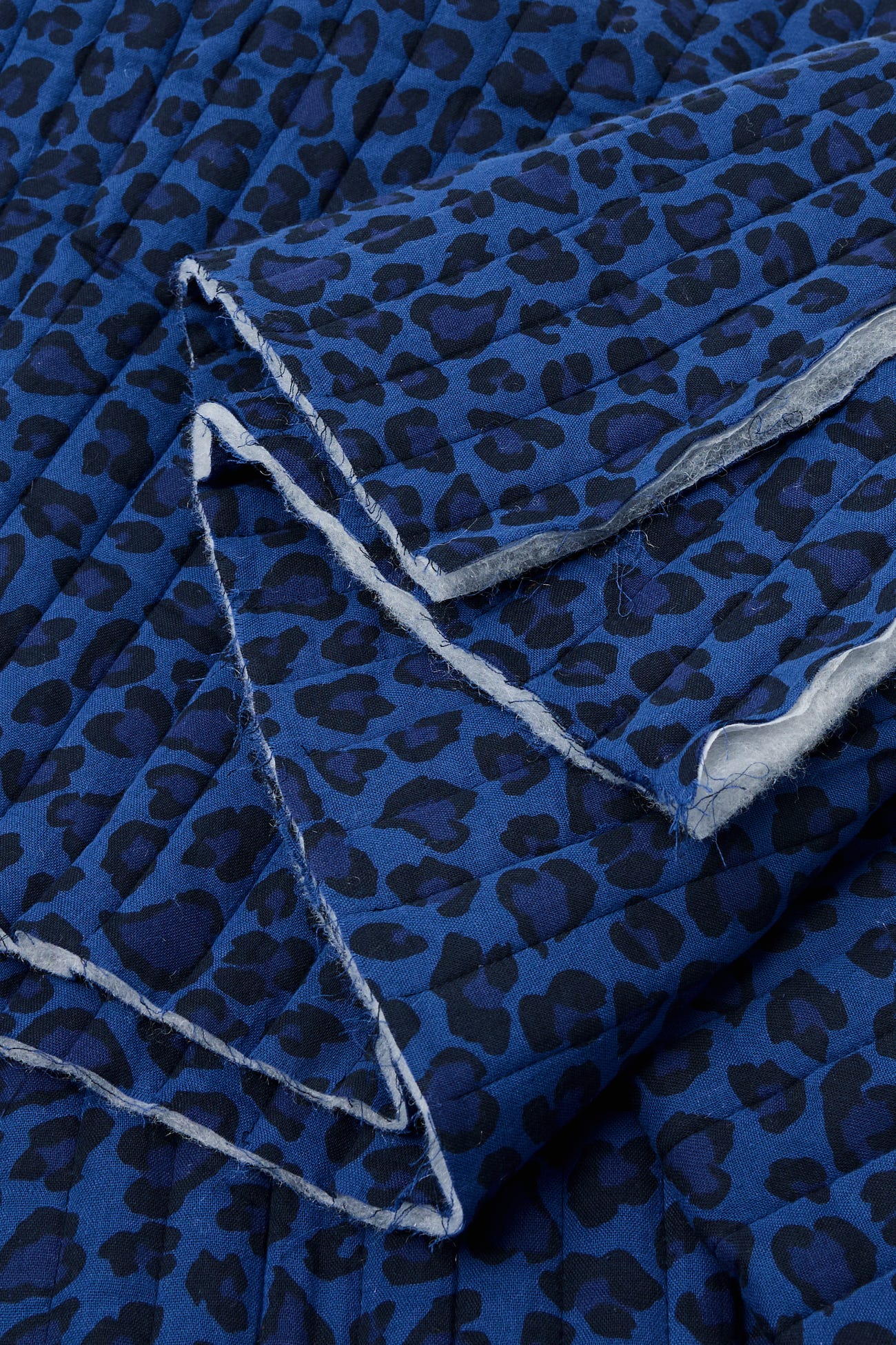 Coupon 2 m matelassé léopard