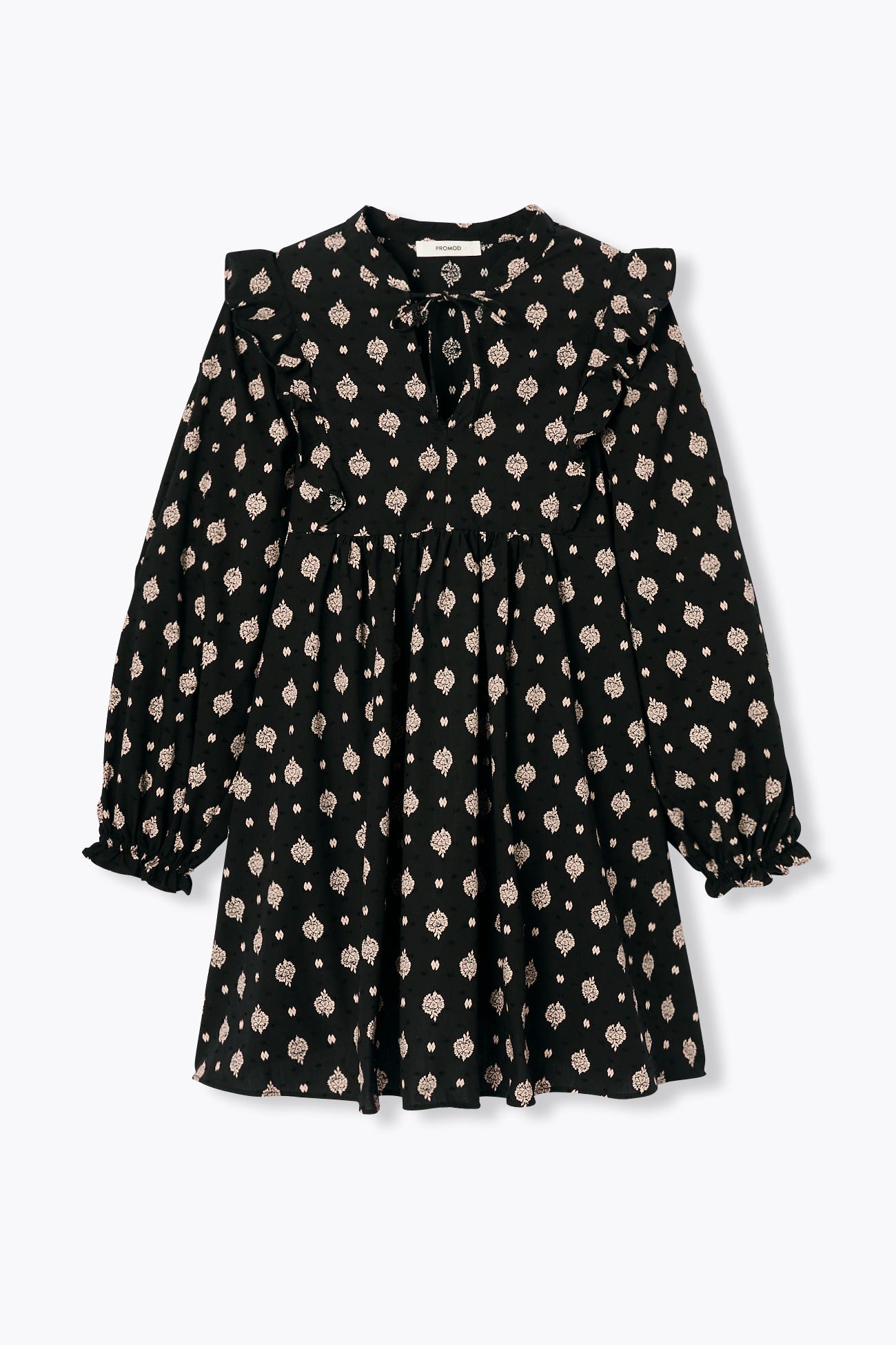 Robe en coton imprimée Femme