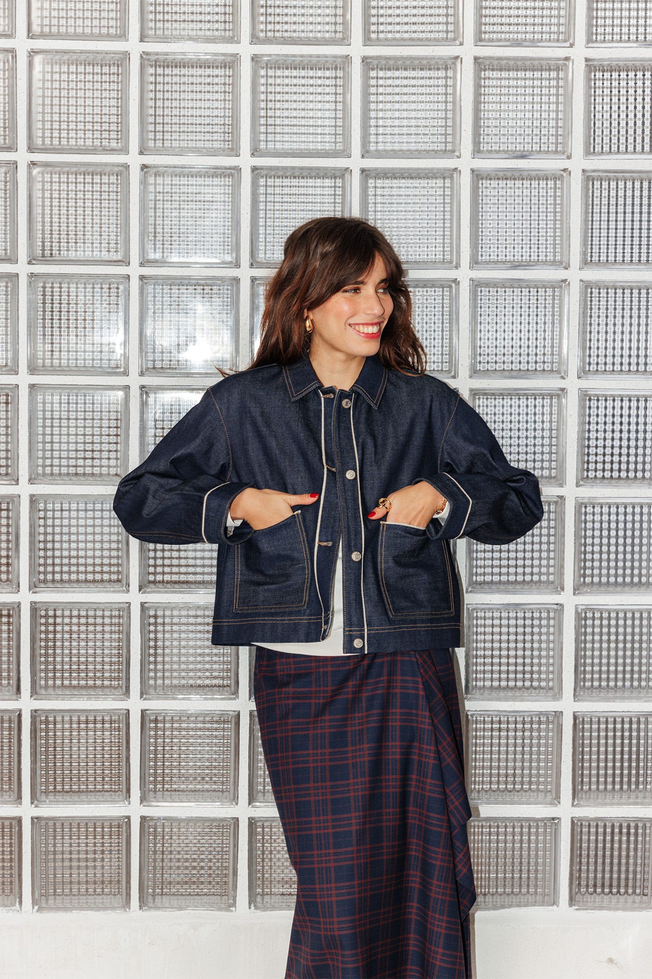 Veste en jean selvedge