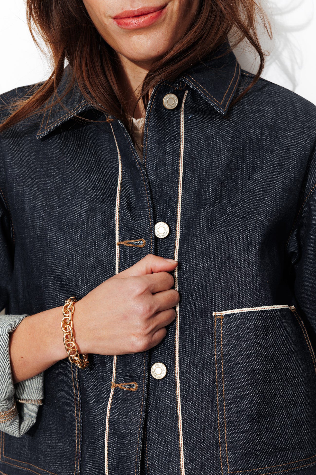 Jeansowa kurtka selvedge