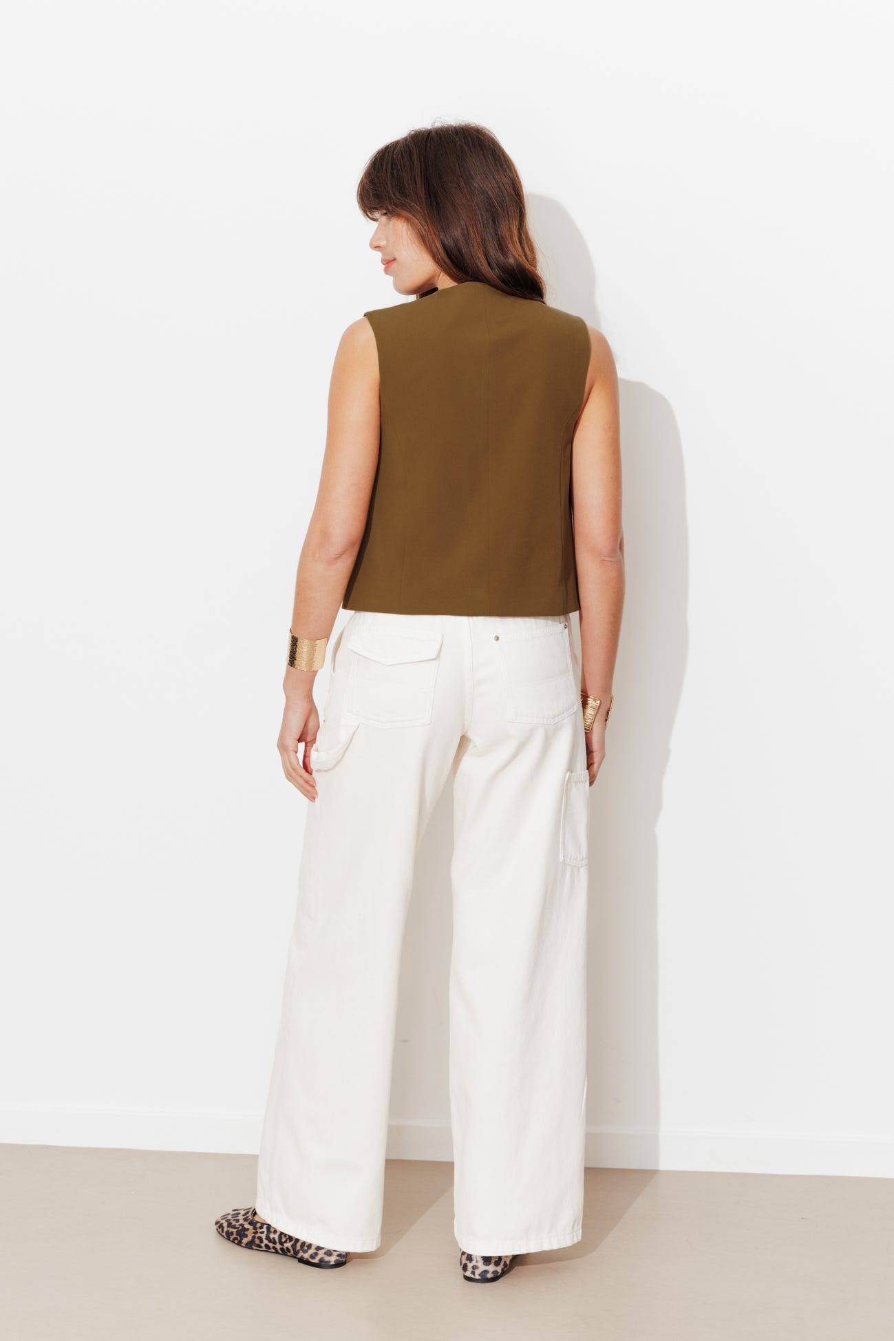 Gładki żakiet wiązany