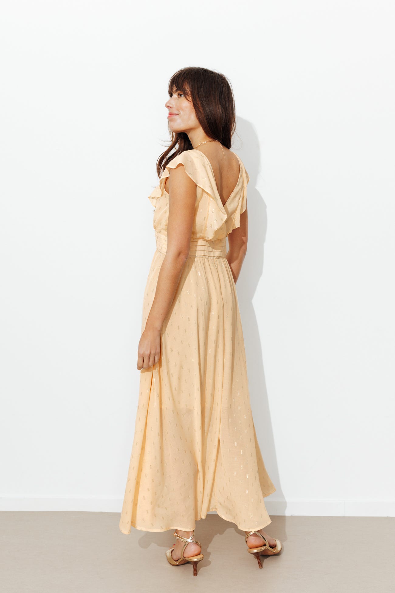 Robe longue irisée Femme