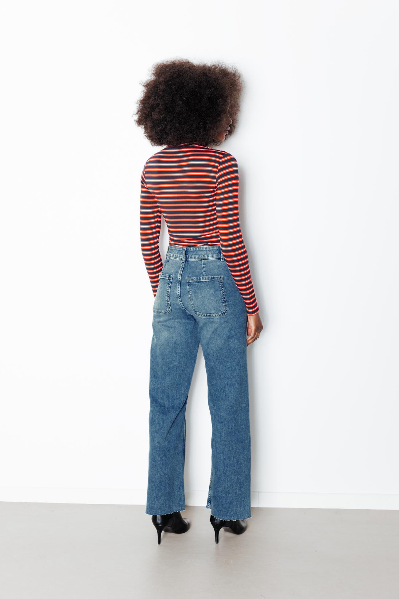 HECTOR jean long taille haute