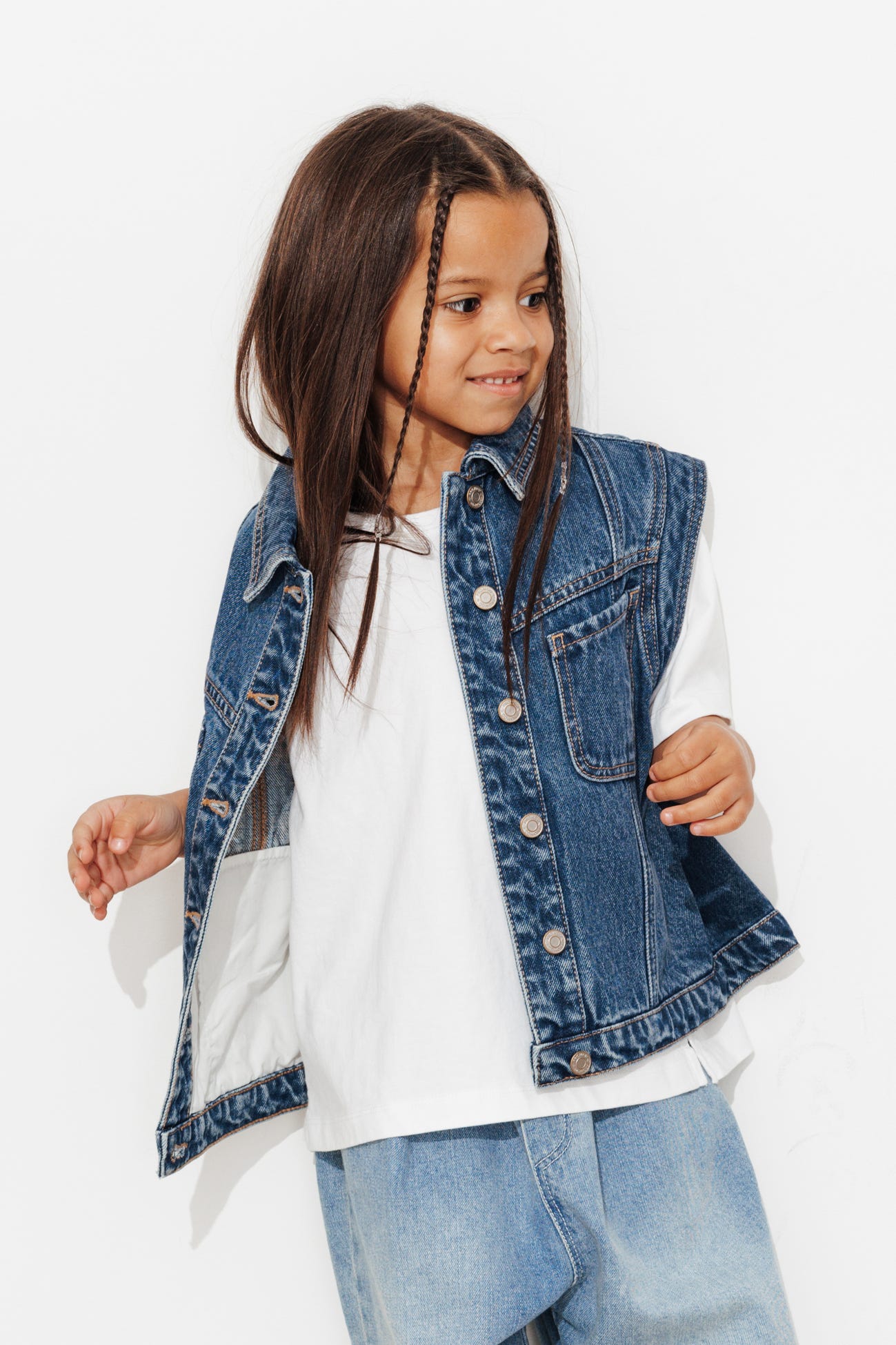 Giacca in denim LEONIE bambina