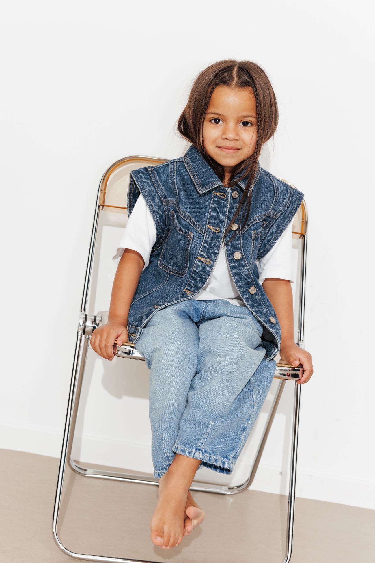 Giacca in denim LEONIE bambina