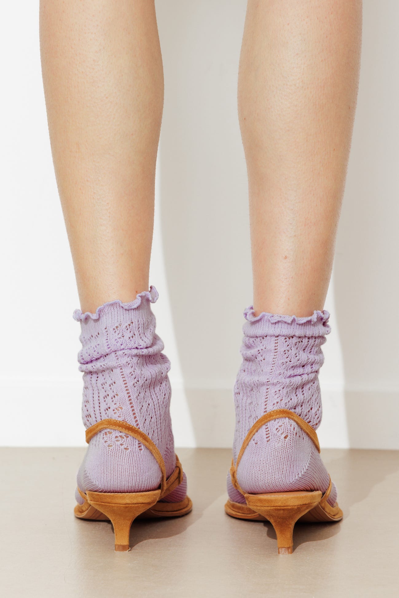 Socken in Pointelleoptik