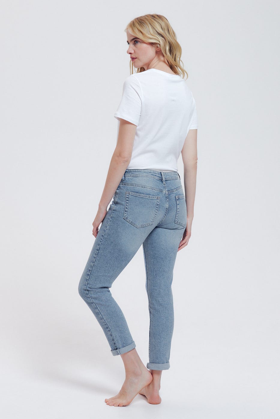 LUCIEN jean girlfriend cropped