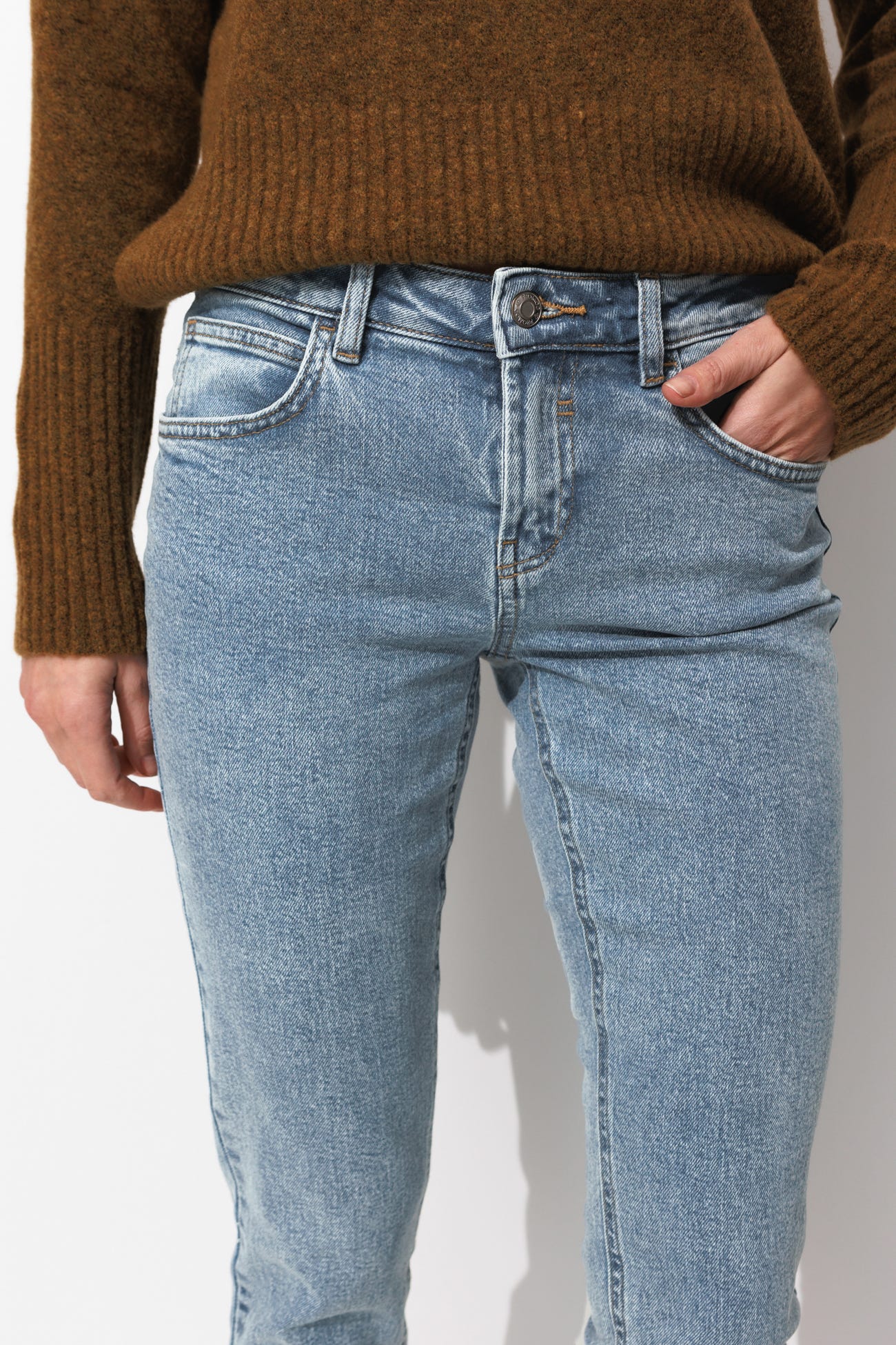 LUCIEN jean girlfriend cropped