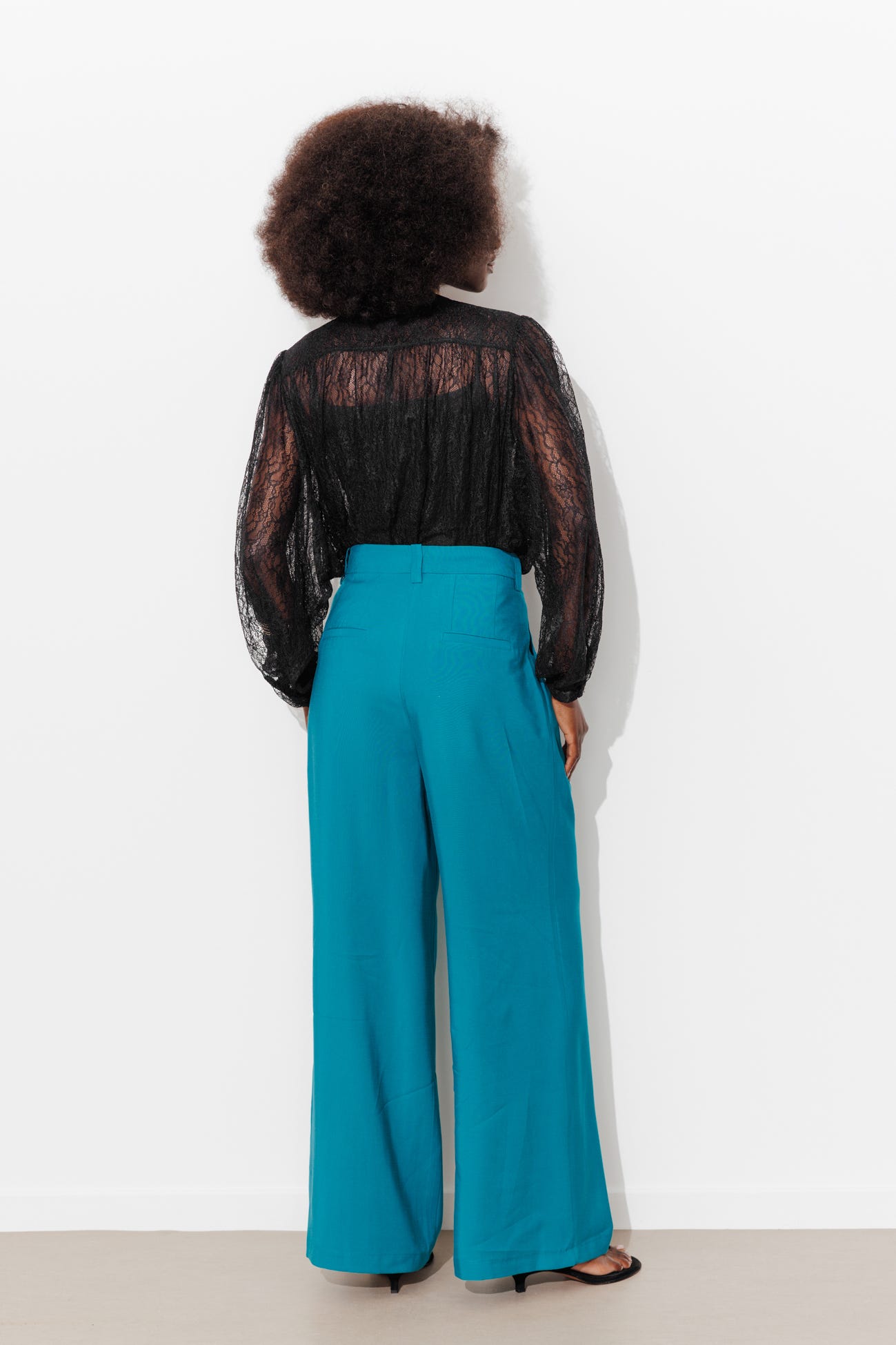 Camisa oversize de encaje