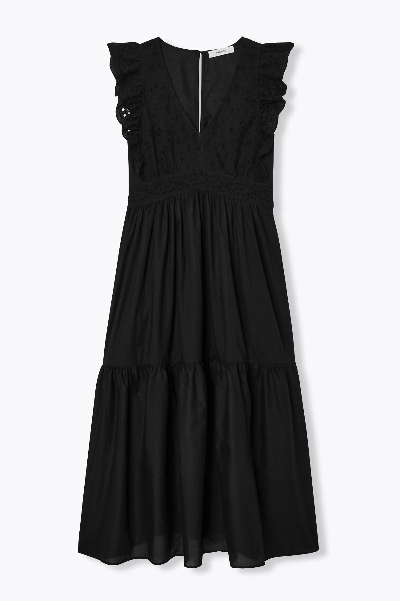Long broderie anglaise dress