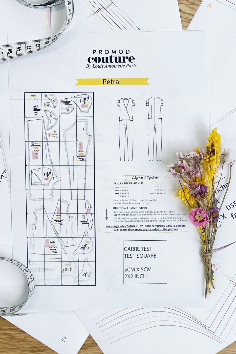 Patrón PDF mono PETRA