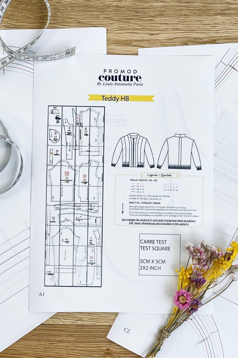 Patron PDF veste TEDDY