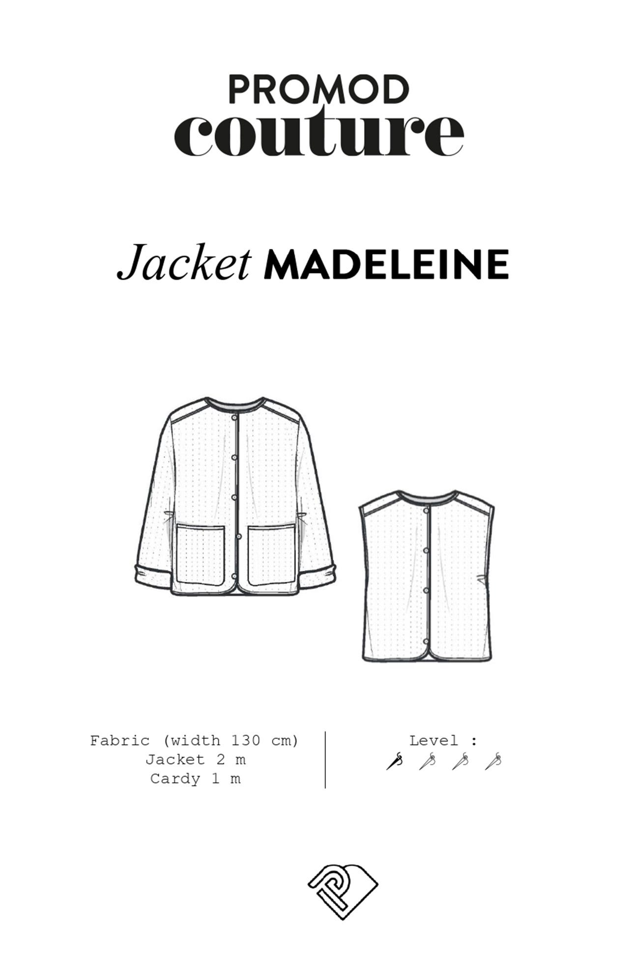 PDF-Schnittm. Jacke MADELEINE