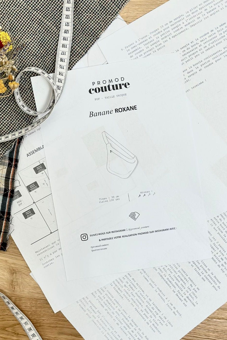Patron PDF banane ROXANE