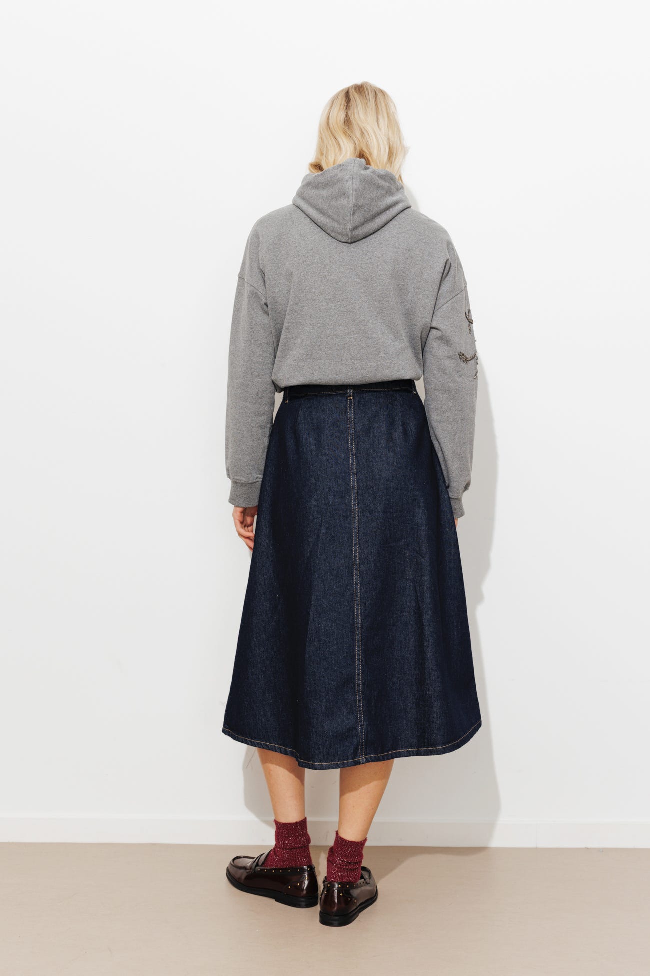 Jupe en jean brut Femme