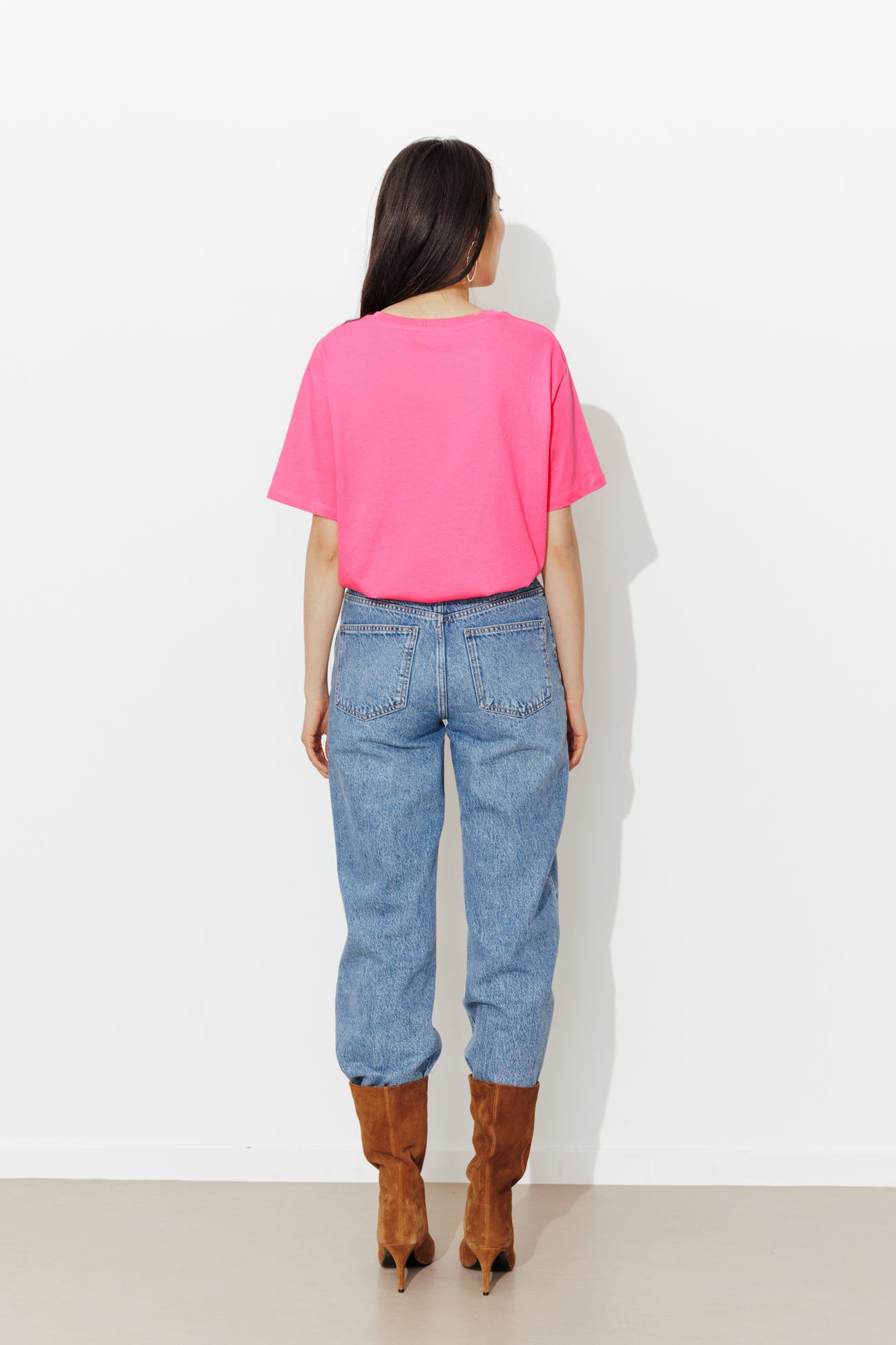 Camiseta básica cuello redondo