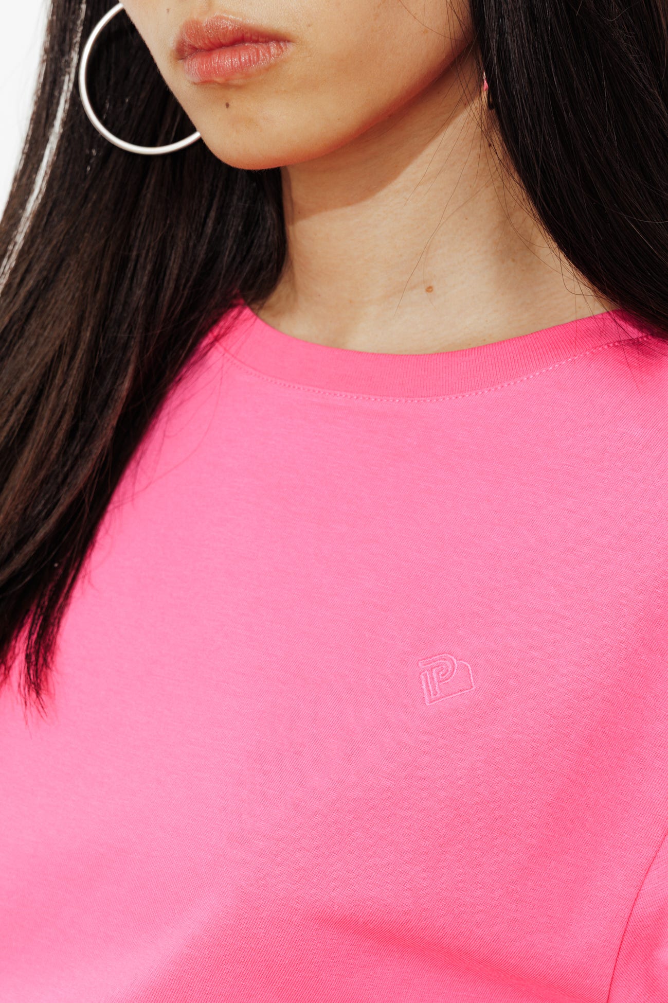 Camiseta básica cuello redondo