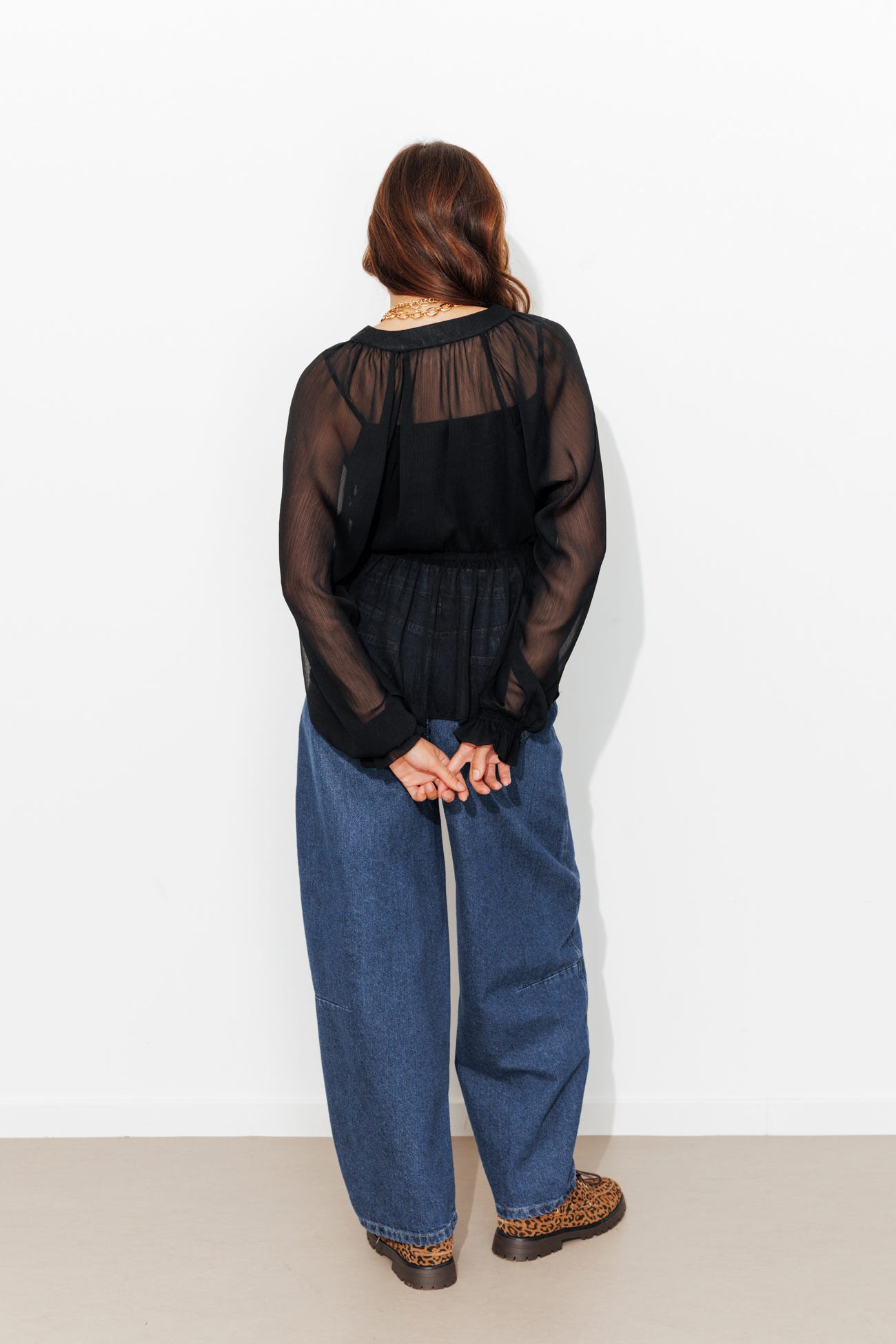 Blouse en voile Femme