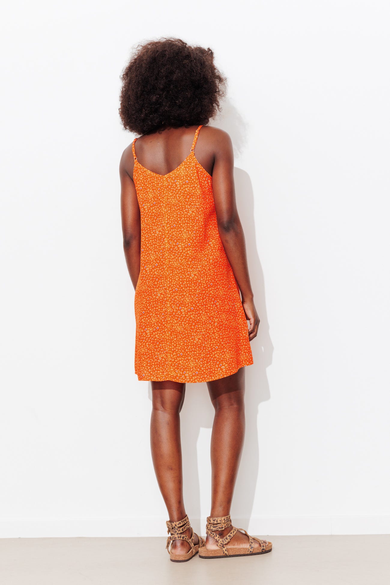 Robe courte évasée Femme