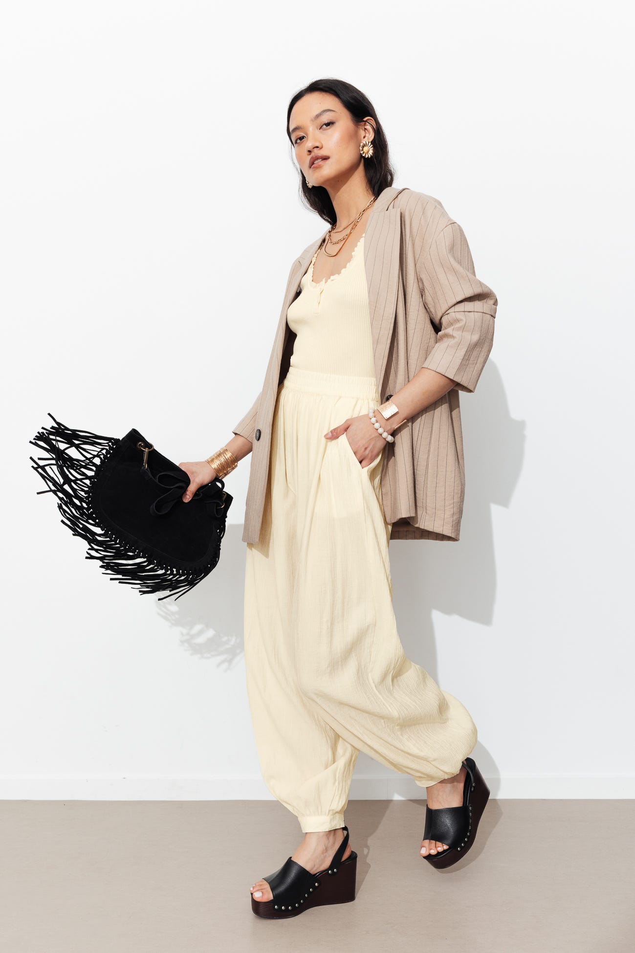 Plain Aladdin style trousers