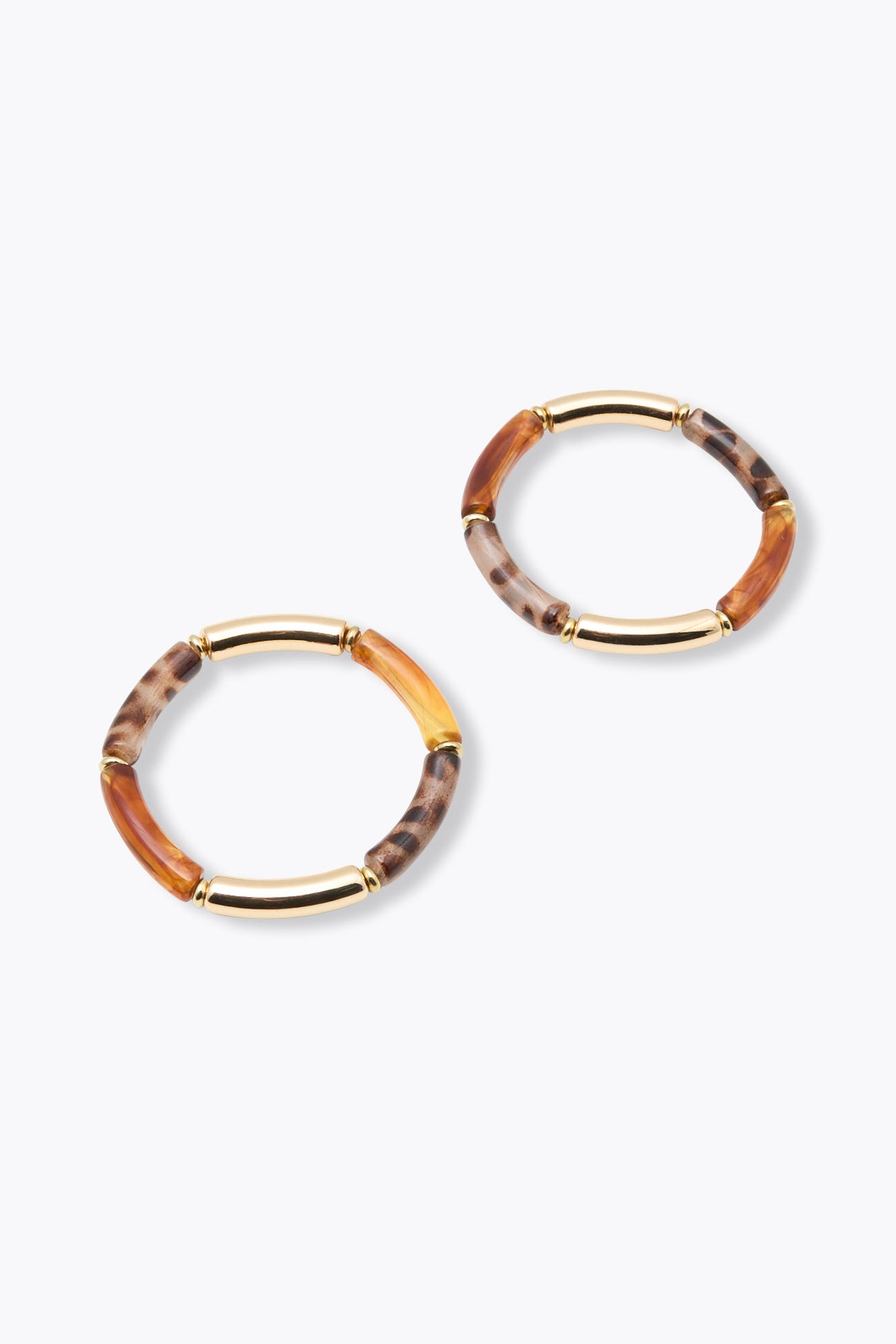 Deux bracelets macaroni Femme