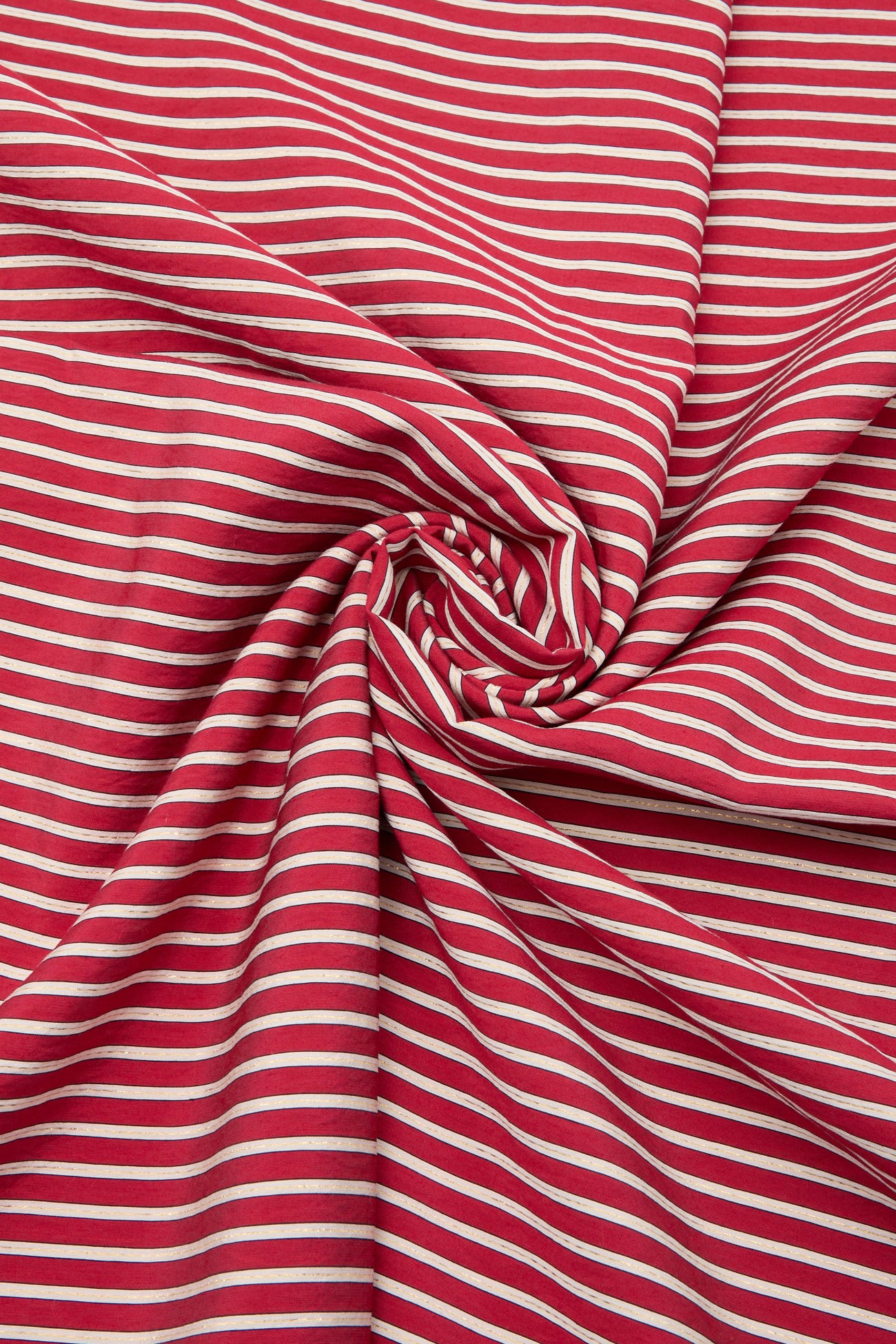 Coupon 3m rayé en viscose