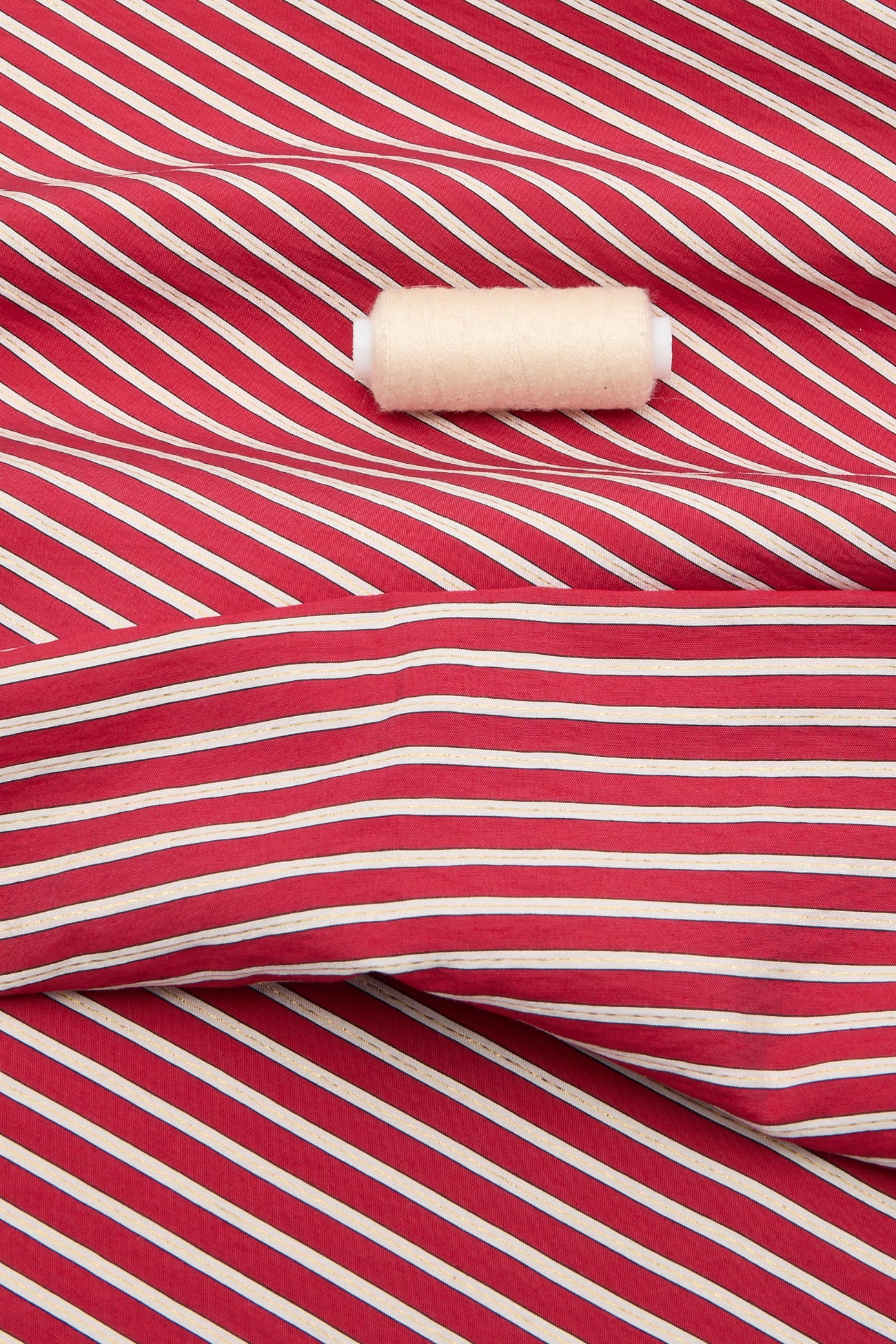 Coupon 3m rayé en viscose