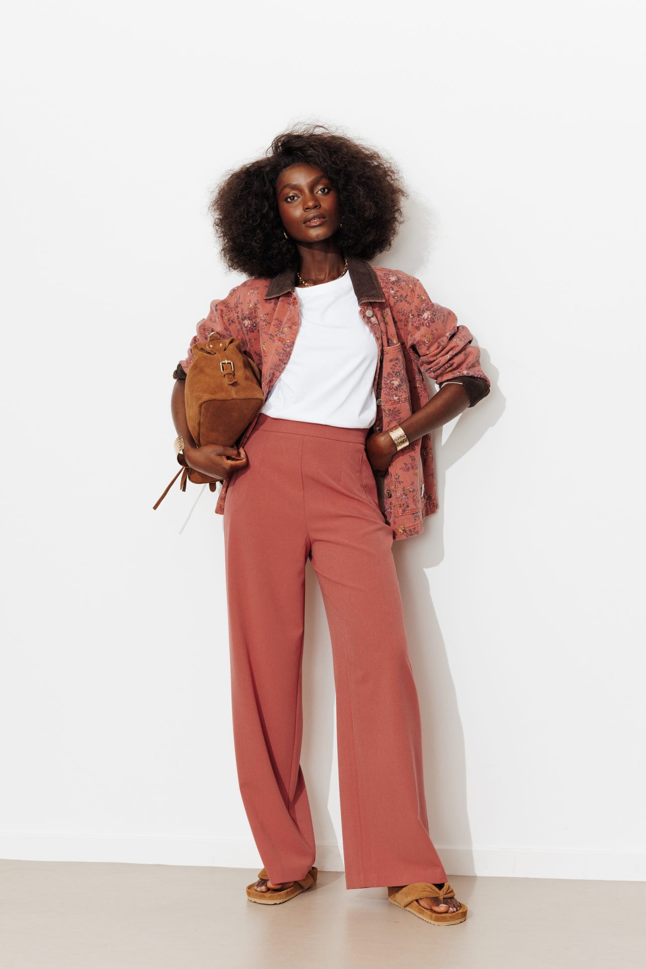 Pantalon large et fluide Femme